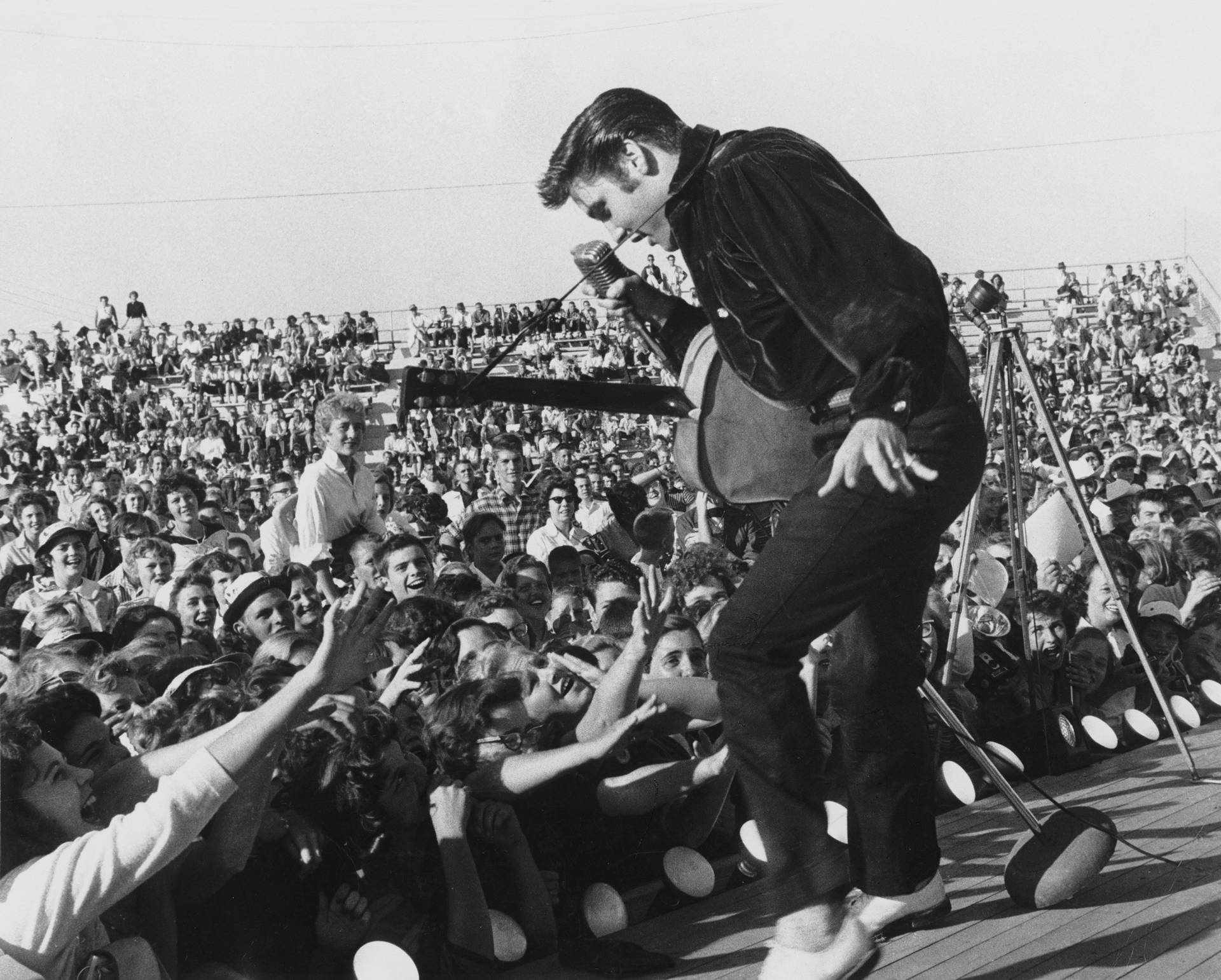 Elvis Presley Concert Background