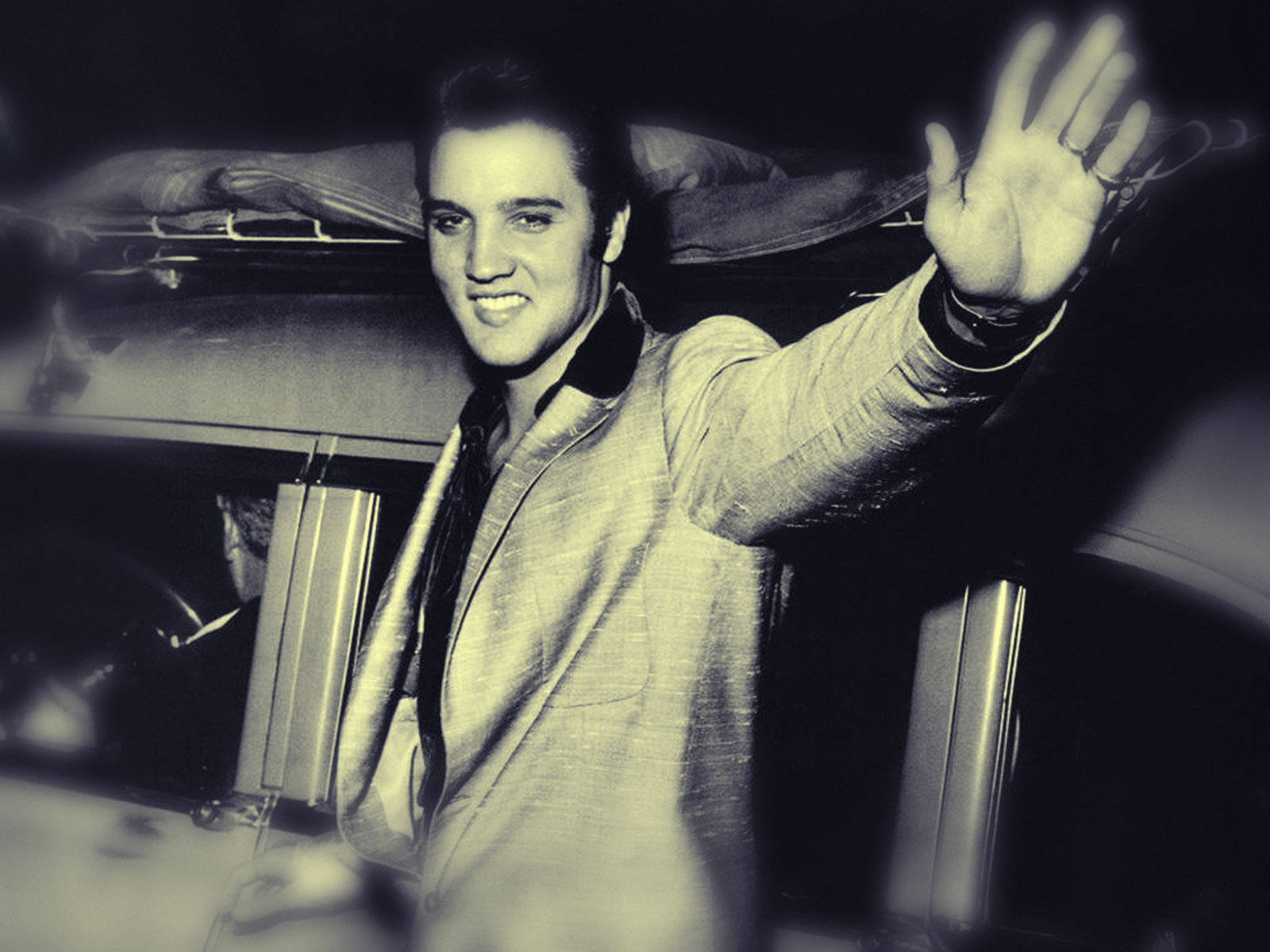 Elvis Presley Waving Background