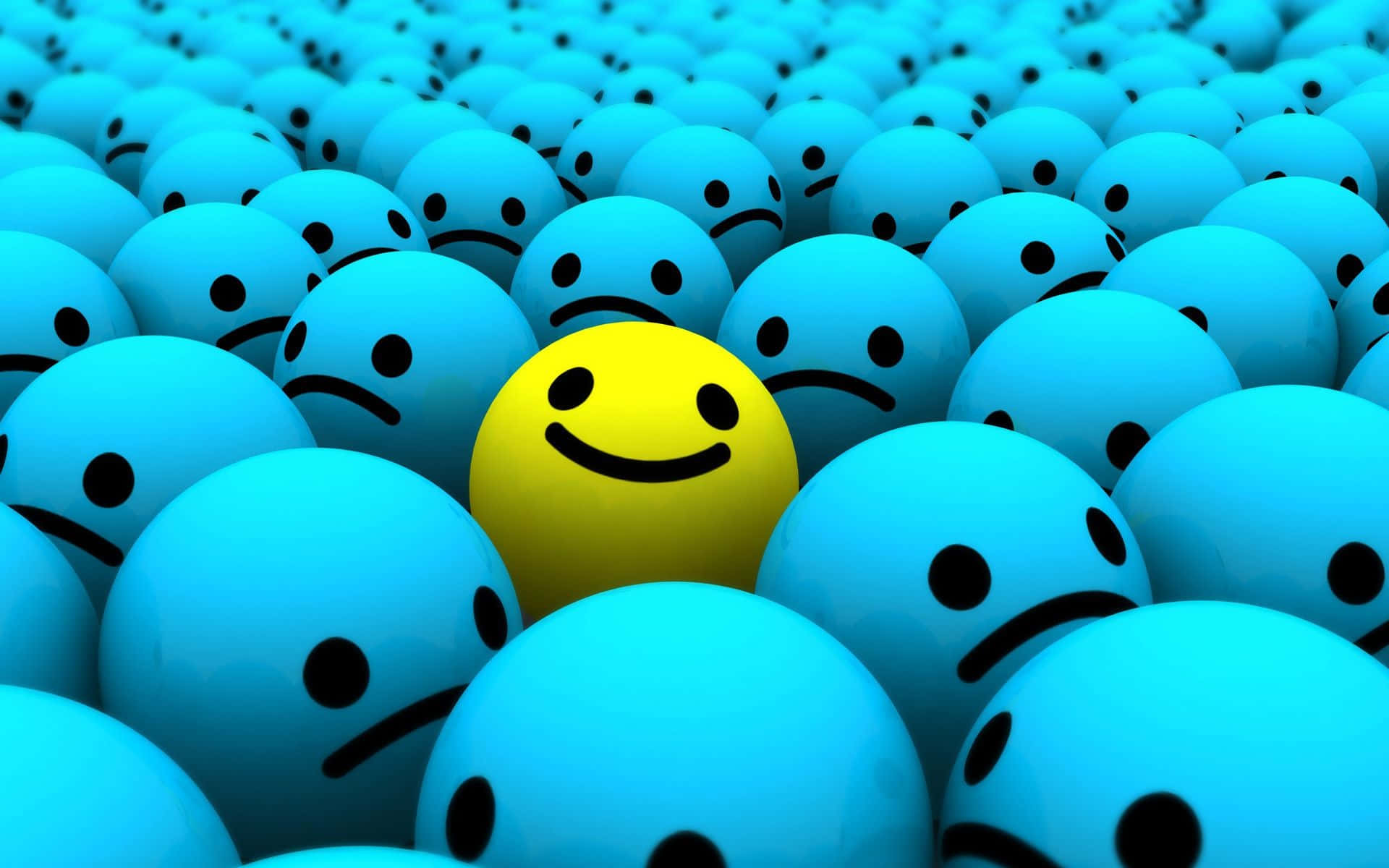 Emanating Joy - The Happy Smile Ball Background