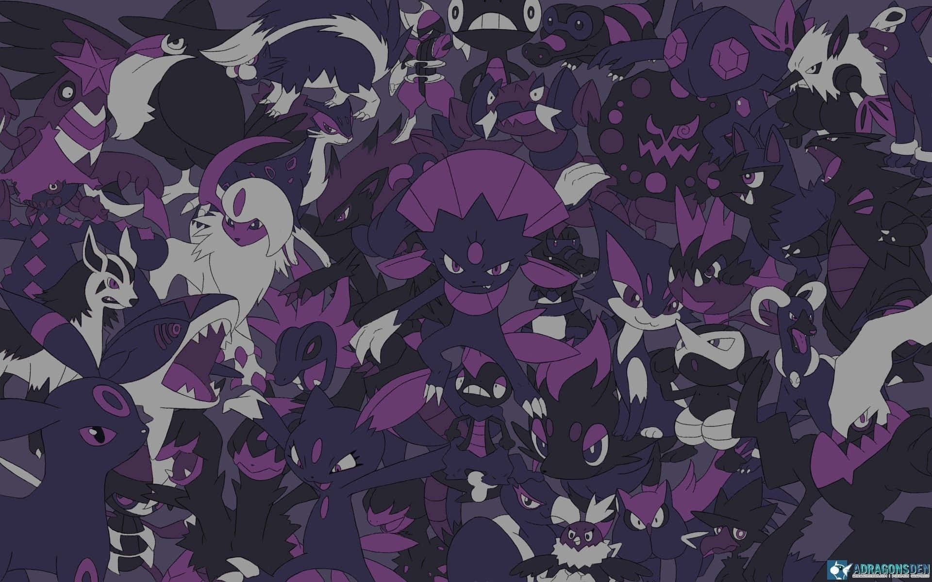 Embark On A New Adventure With Pokemon Black Background