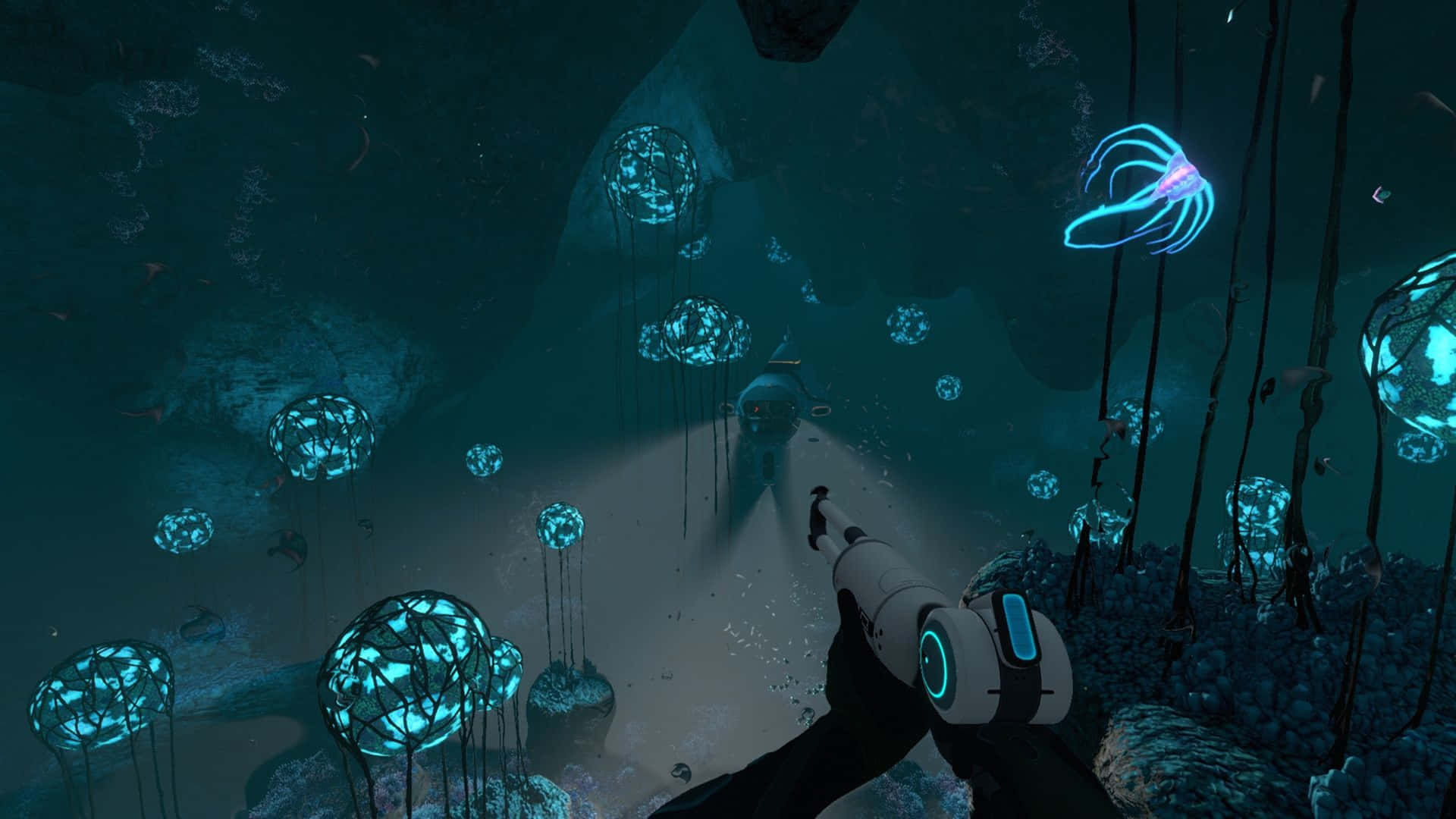 Embark On The Ultimate Aquatic Adventure In Subnautica 4k! Background