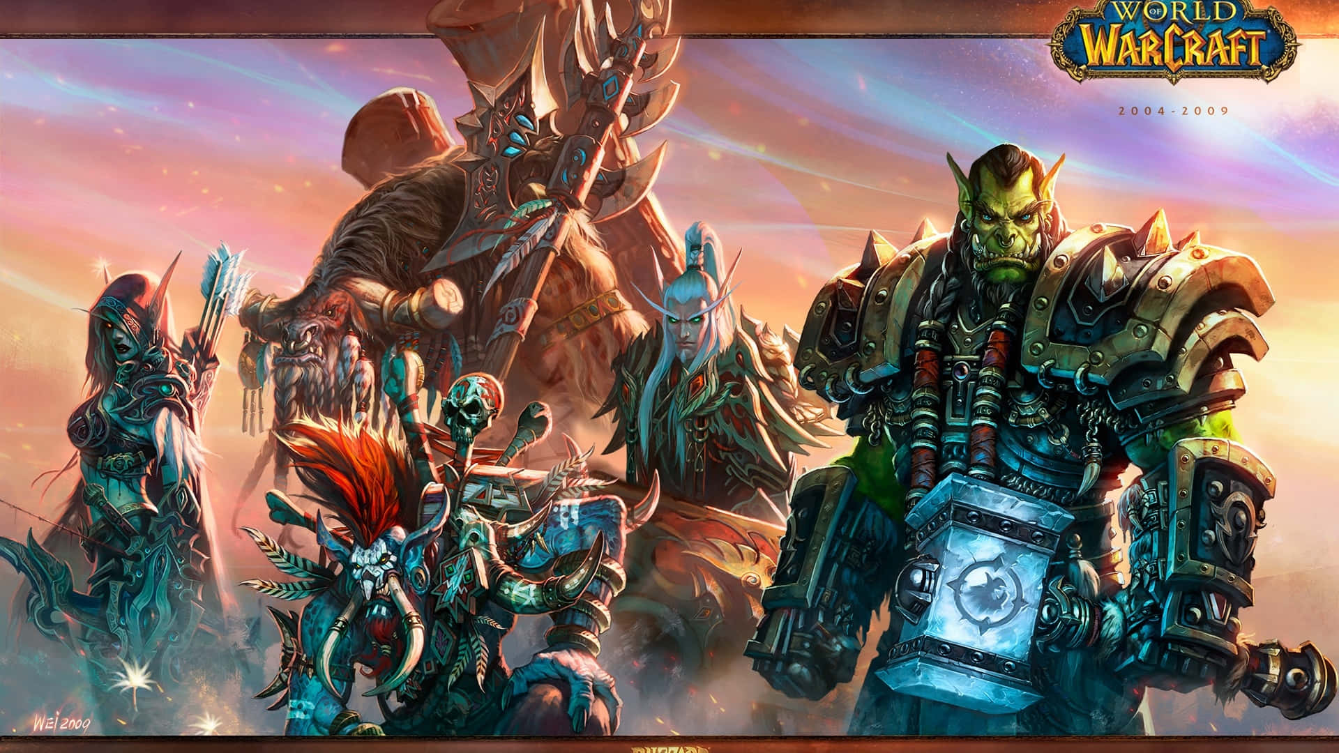 Embark On Your Epic Adventure In World Of Warcraft Background