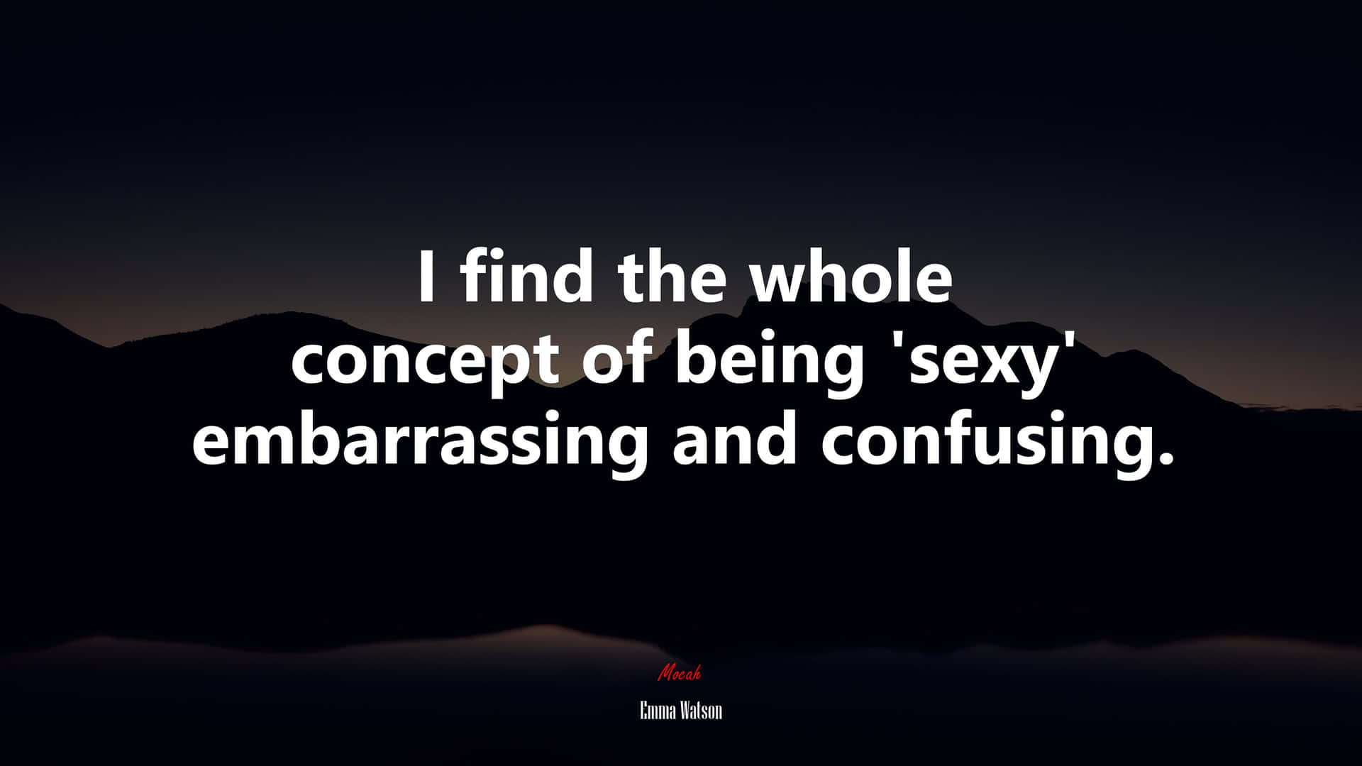 Embarrassing Sexy Concept Quote