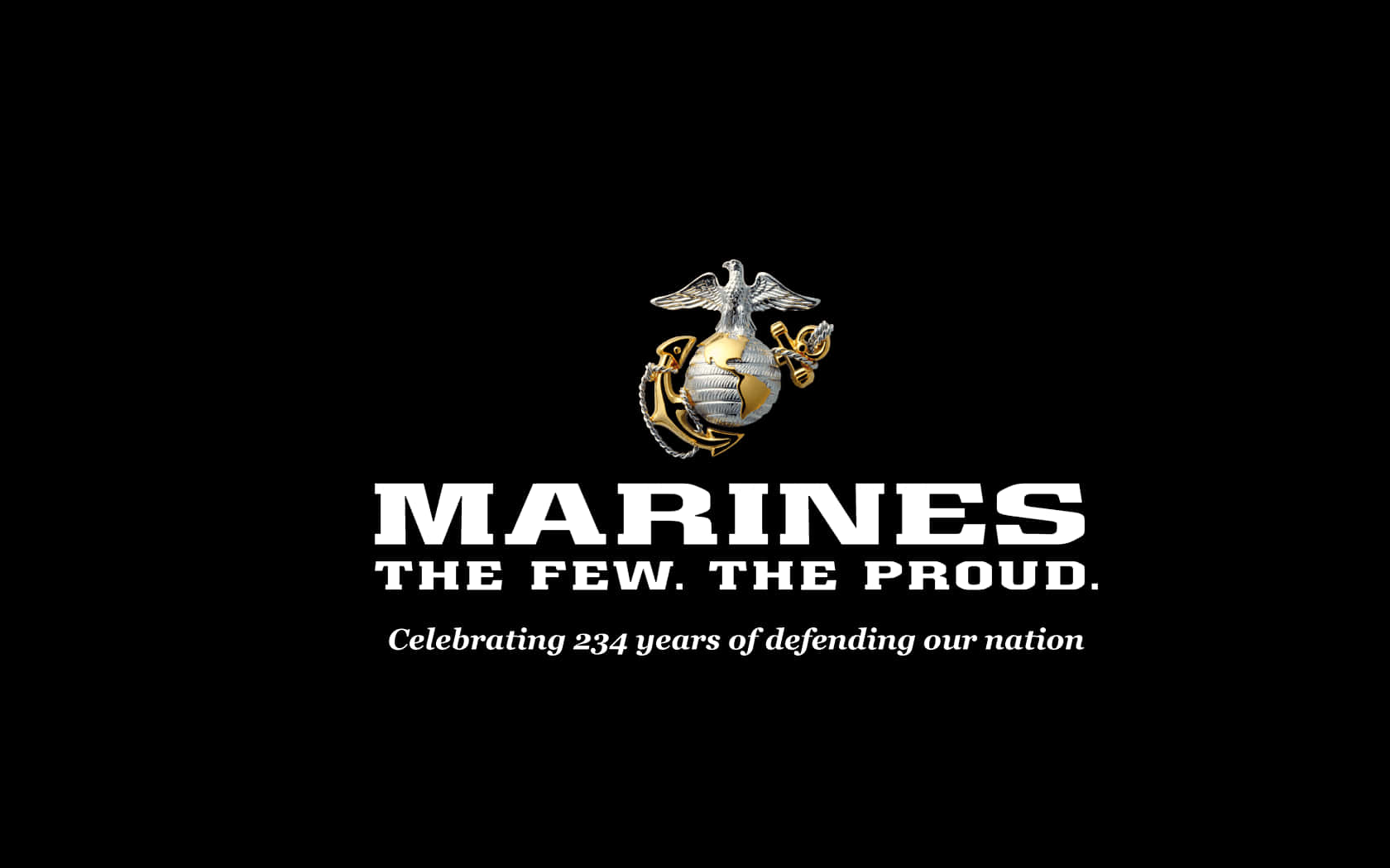 Emblem Of The Us Marine Corps Background