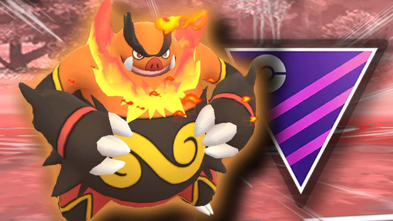 Emboar The Mega Fire Pig Background