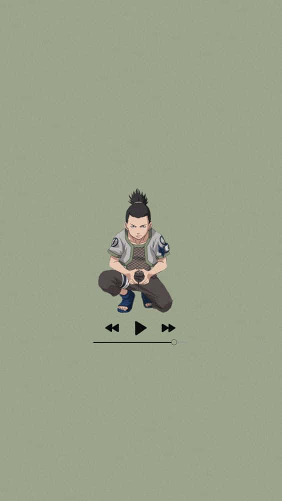 Embody Calm And Collected With Shikamaru Aesthetic Background