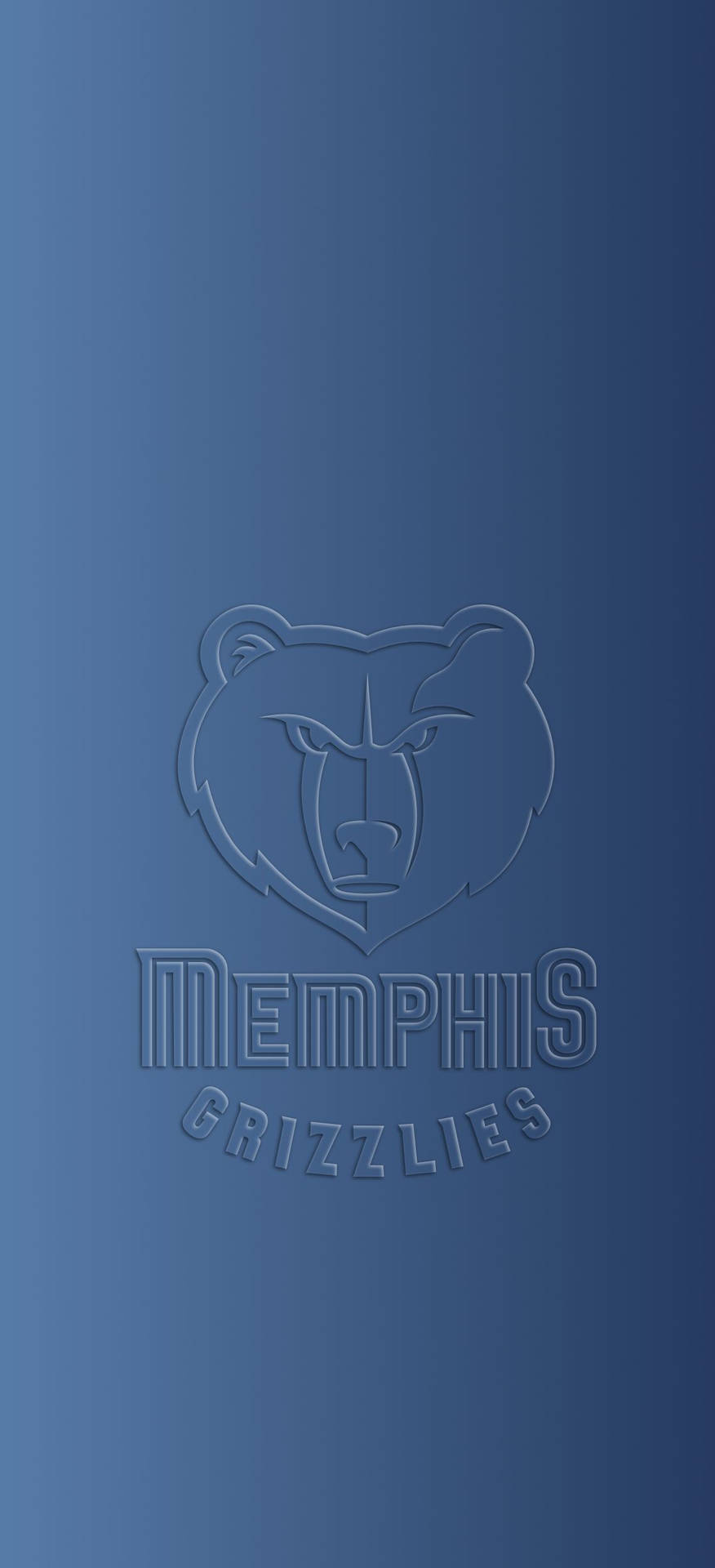 Embossed Memphis Grizzlies Symbol Background