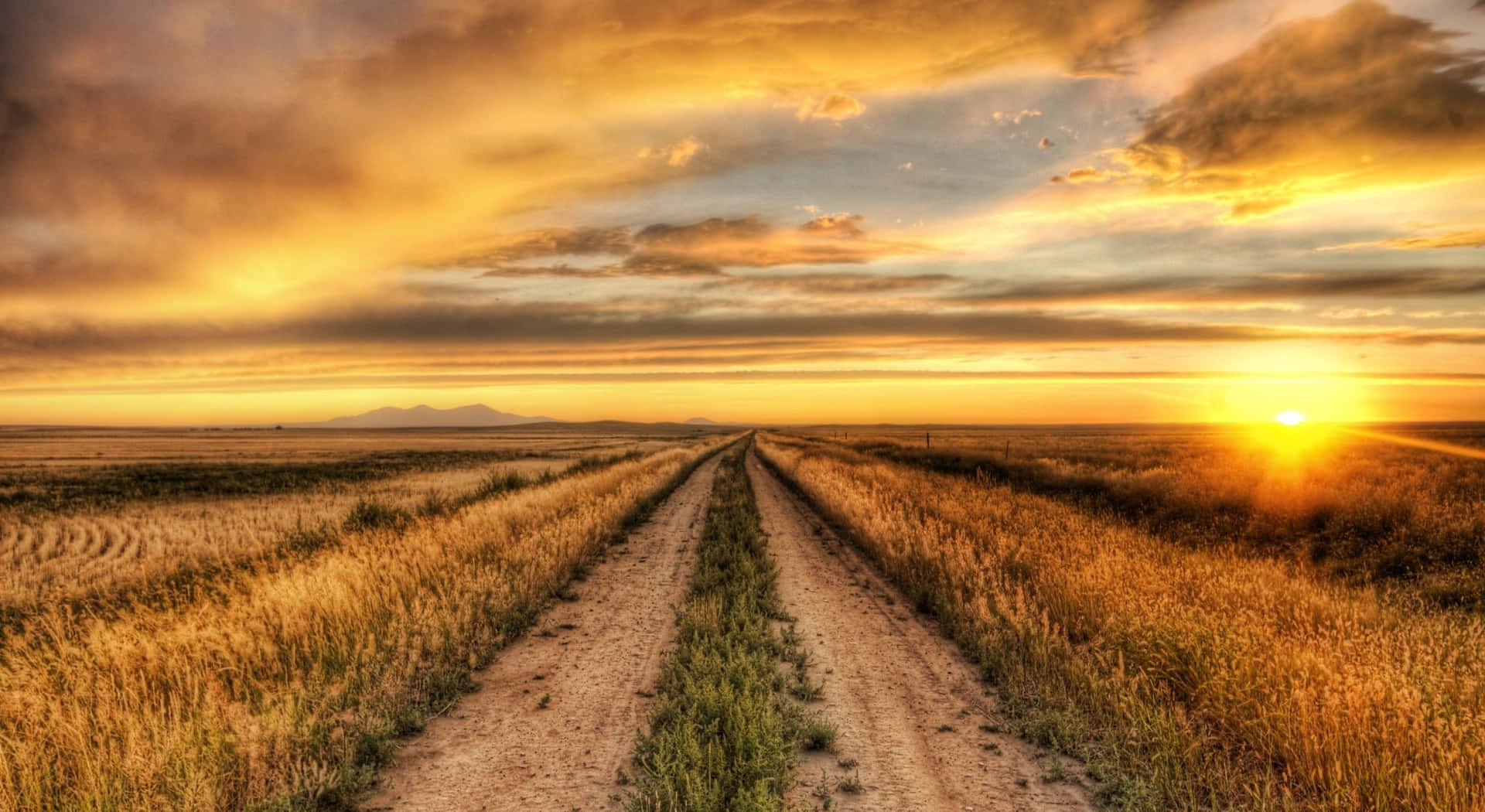 Embrace Nature's Beauty With A Country Desktop Wallpaper Background