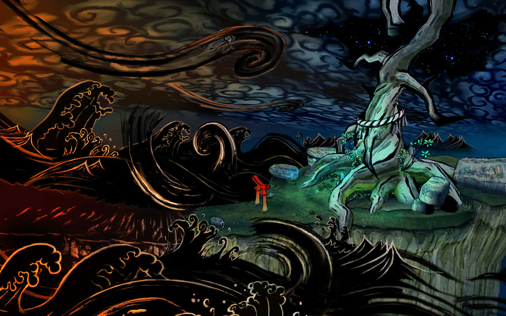 Embrace Nature's Serenity In Okami Hd