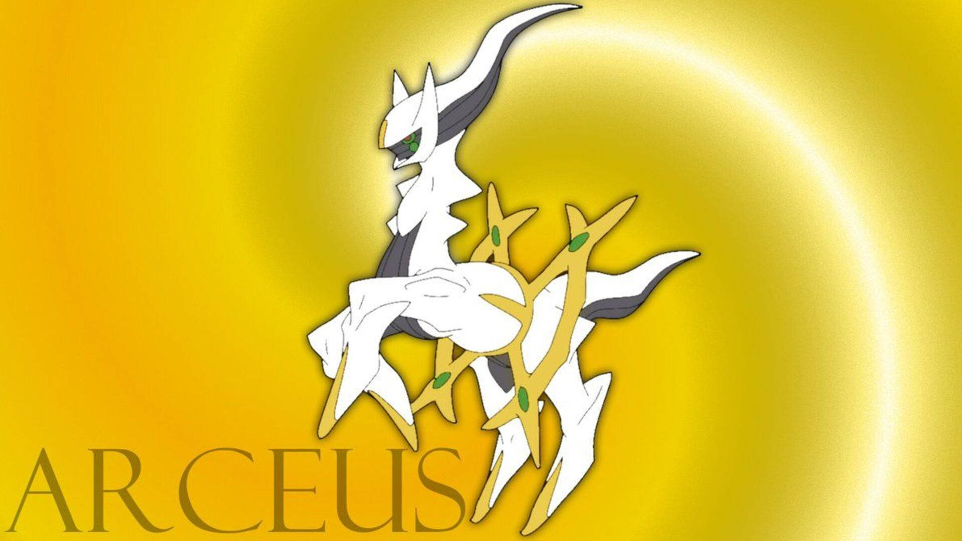 Embrace Power And Eternity With Arceus Background