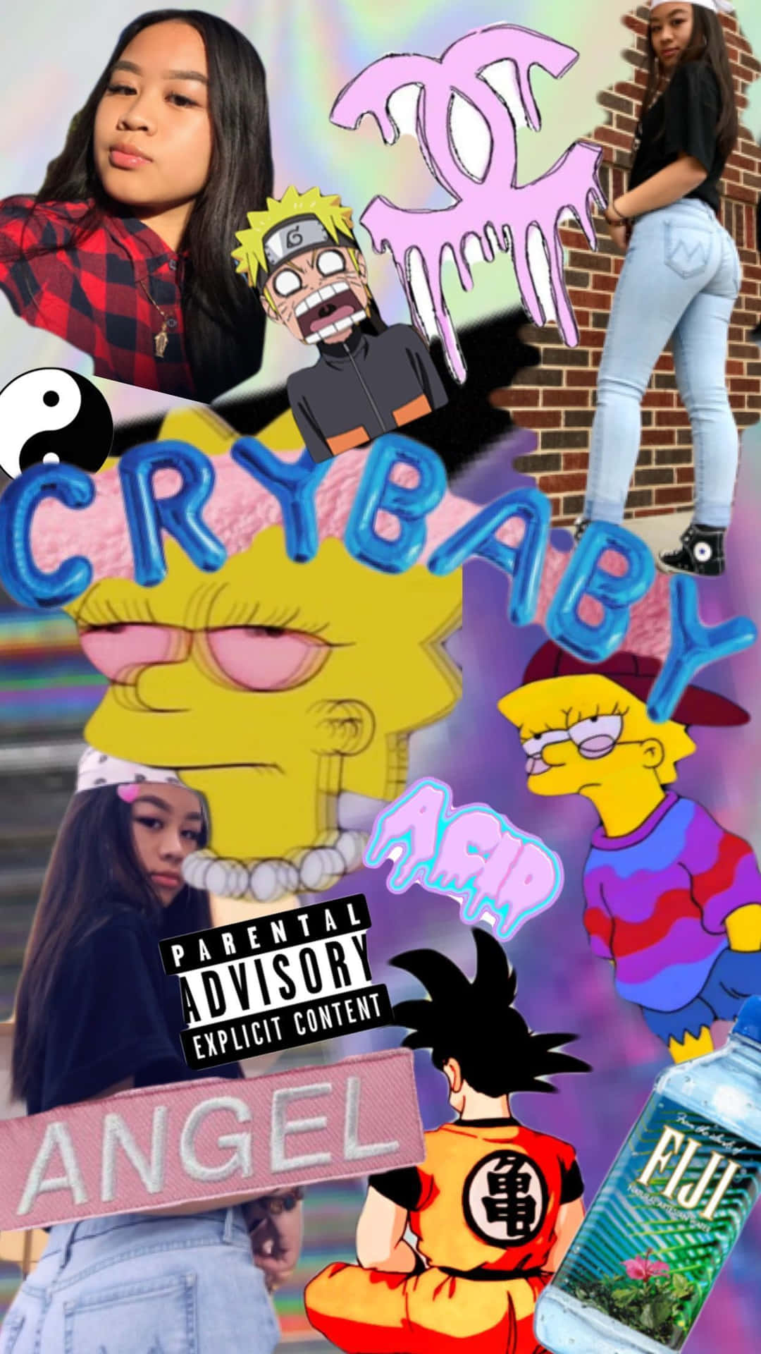 Embrace The 90's Aesthetic With This Baddie Vintage Style Background