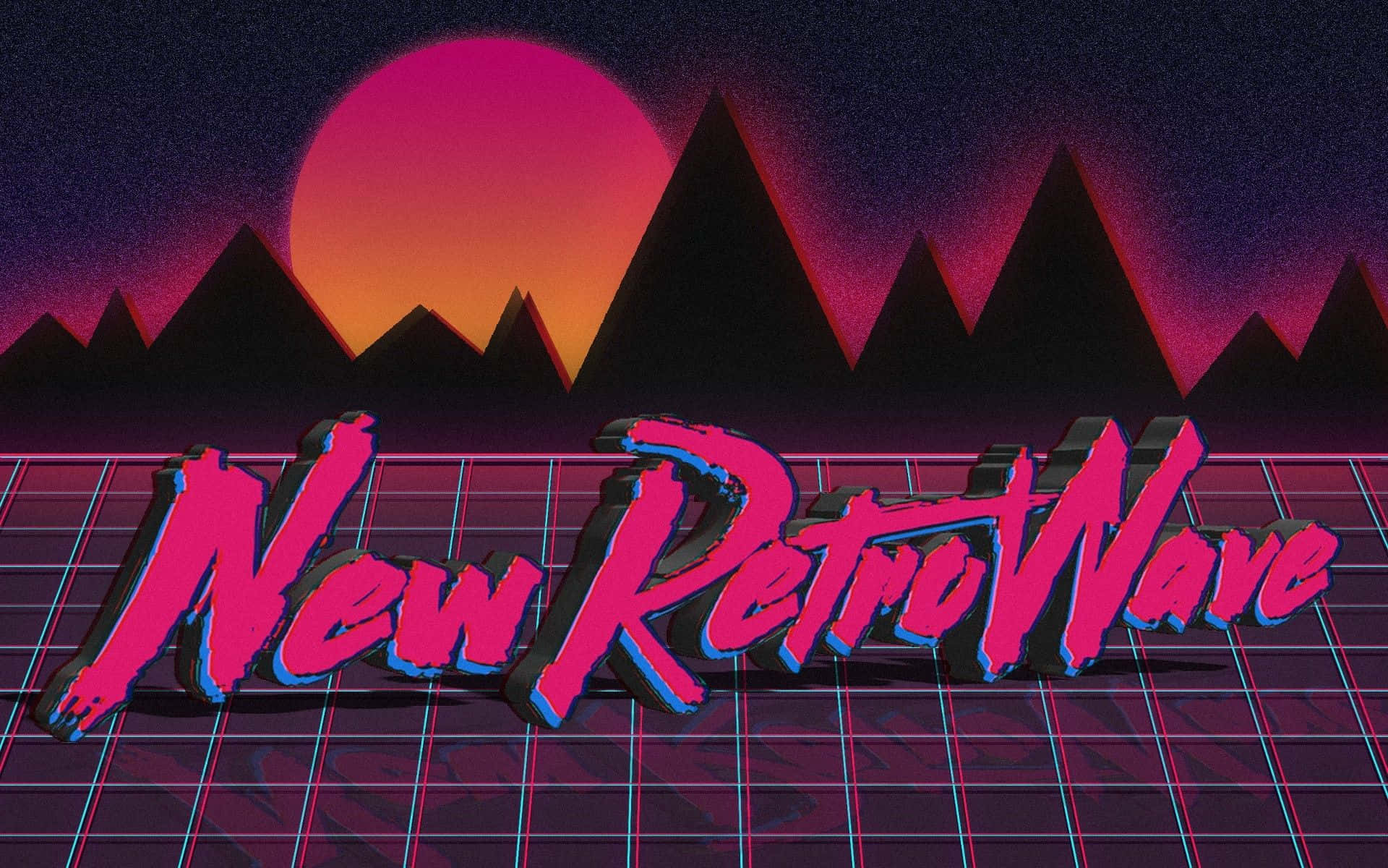 Embrace The 90's Vibe With This Colorful Vintage Retro Aesthetic Wallpaper.
