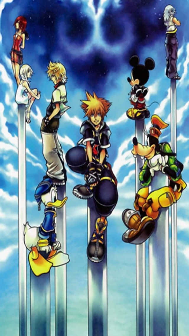 Embrace The Adventure With The Kingdom Hearts Phone Background