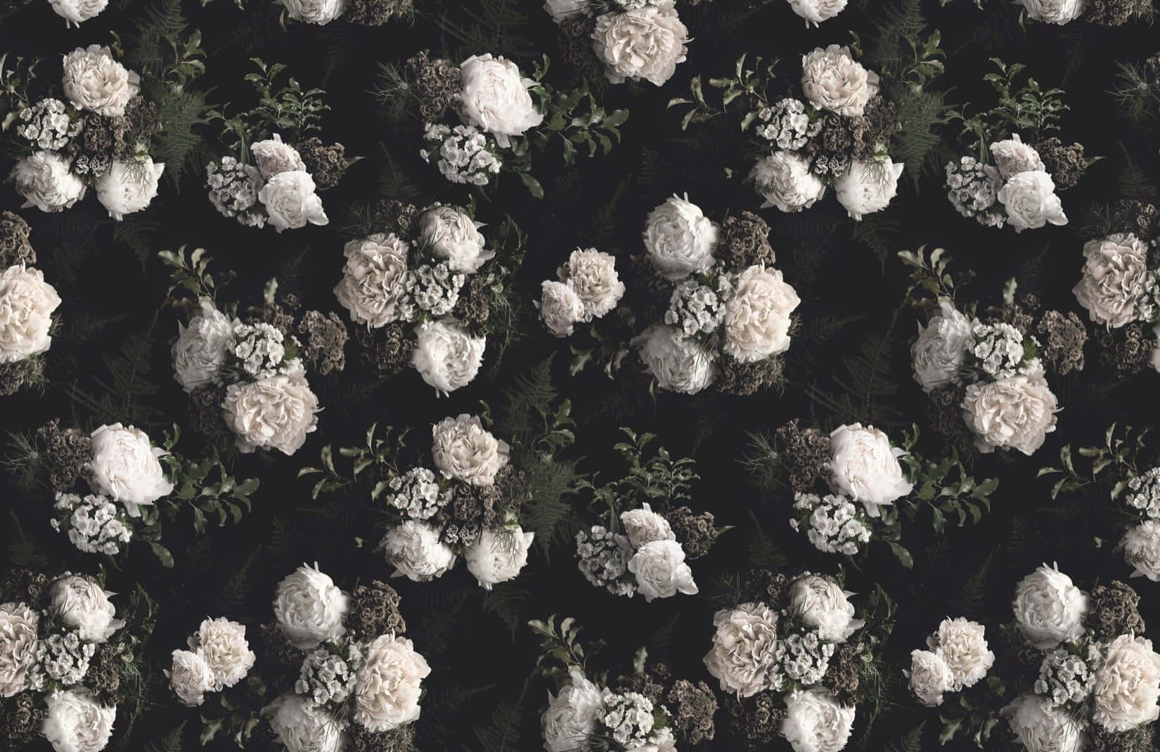 Embrace The Beauty Of Dark Florals Background