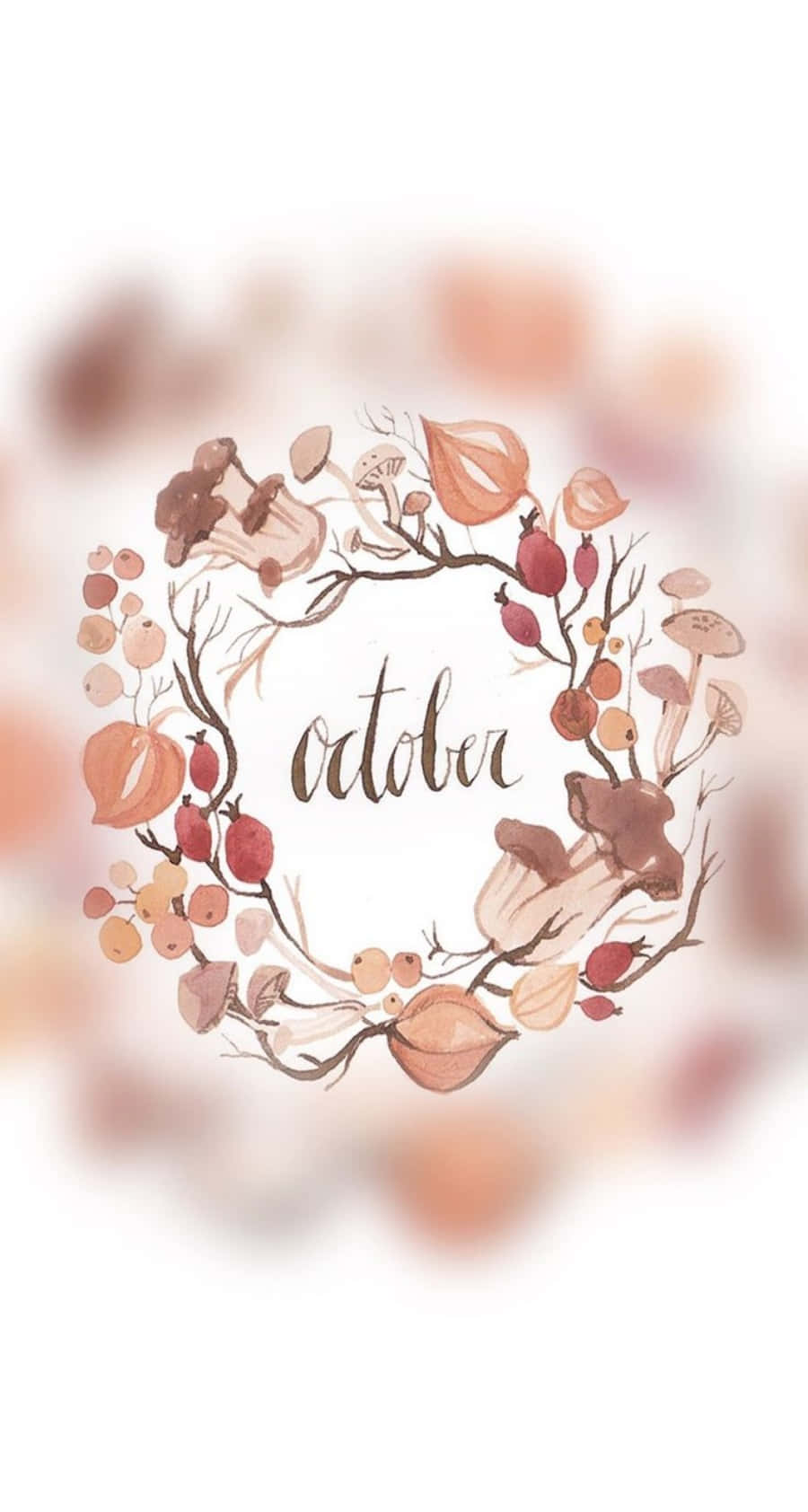 Embrace The Beauty Of Nature This October Background