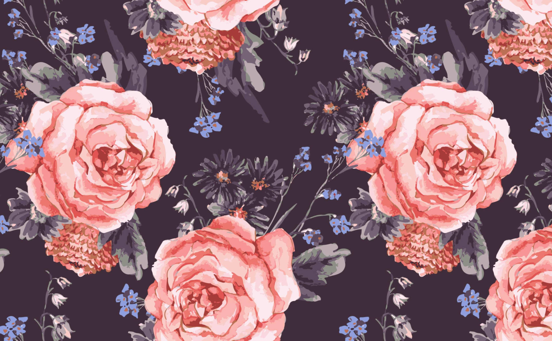 Embrace The Beauty Of Pink Roses! Background