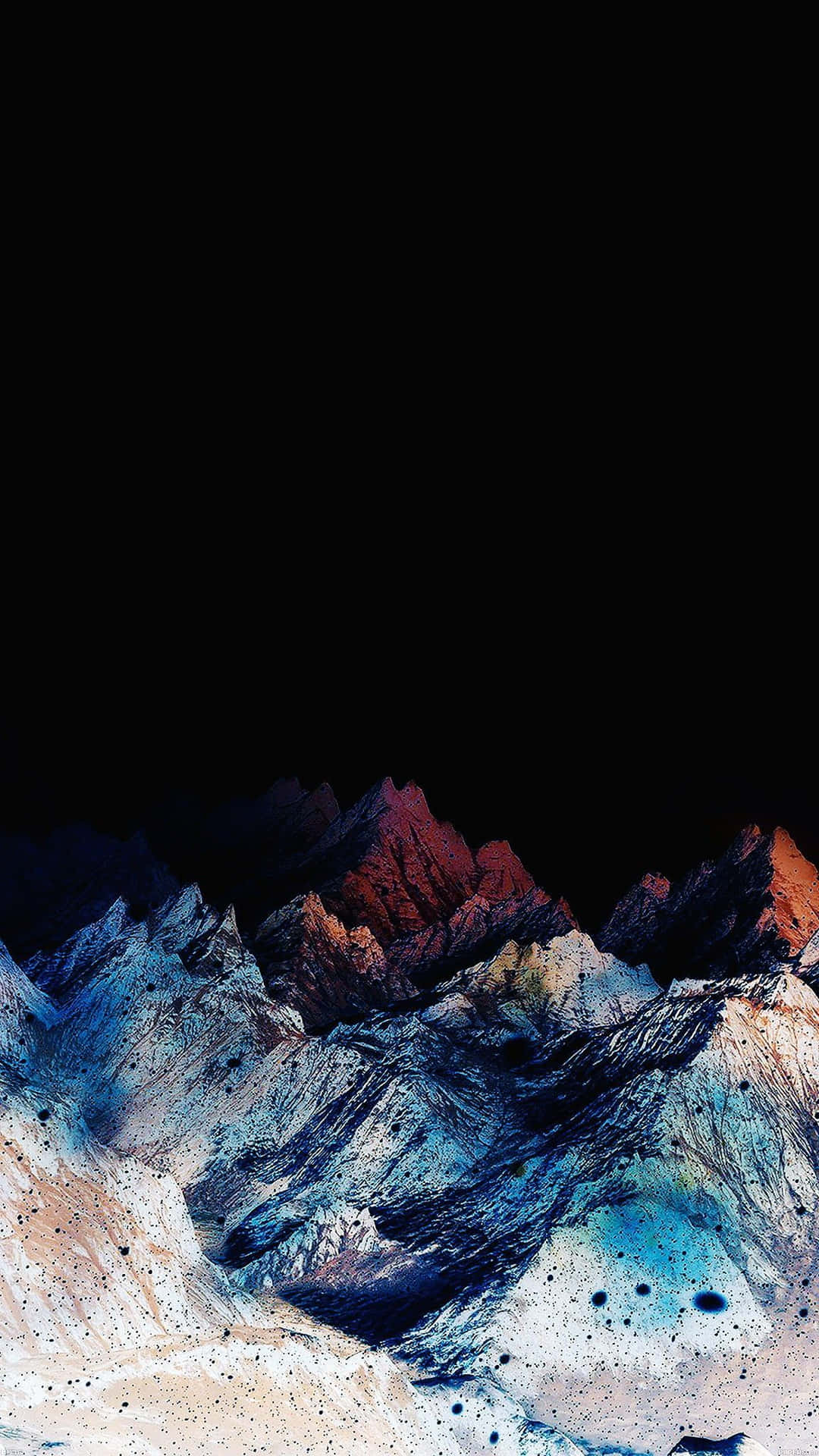 Embrace The Beauty Of The Single Color Placed Perfectly In Black For A Pure Black Oled Effect. Background