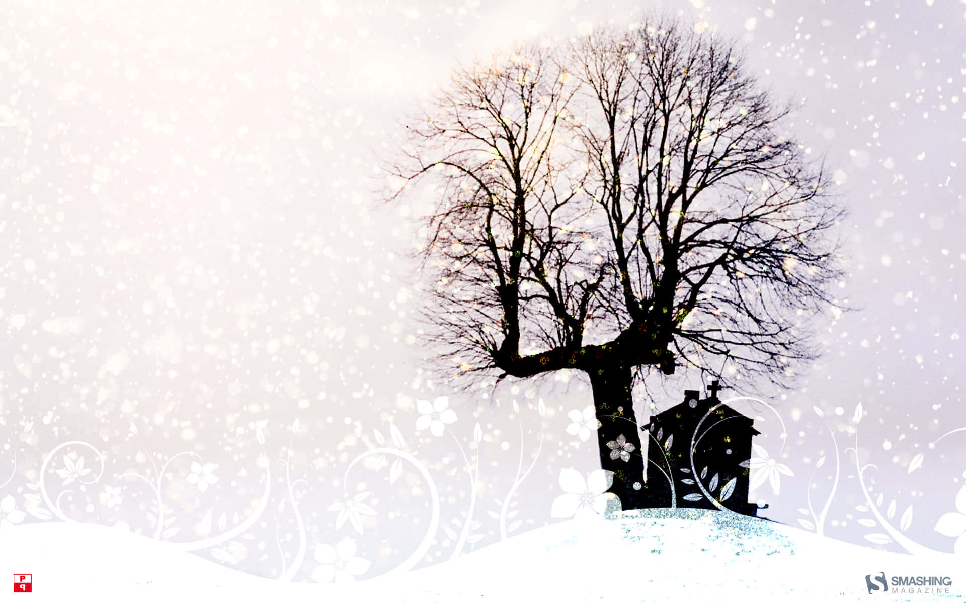 Embrace The Beauty Of Winter With A Minimalist Approach Background