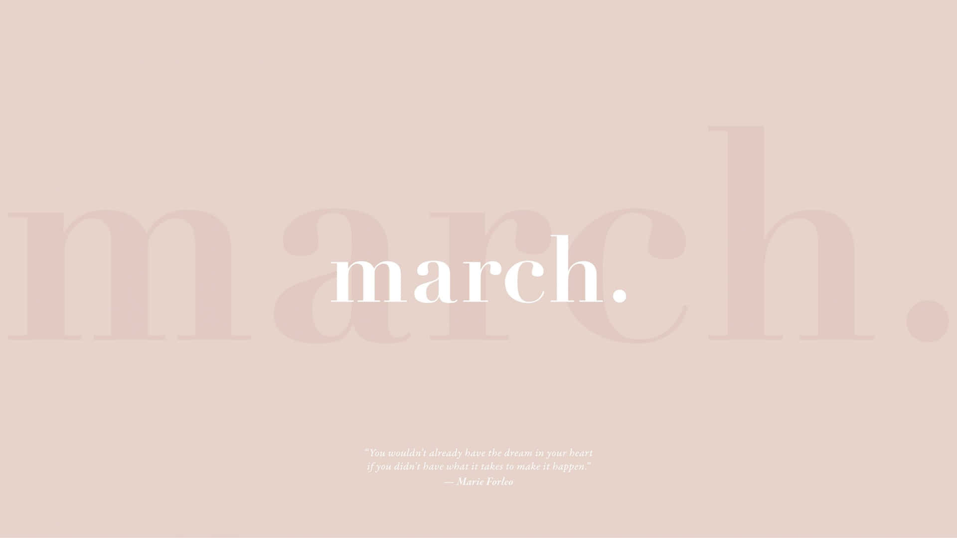 Embrace The Beginning Of Spring With Hello March