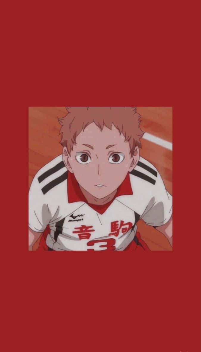 Embrace The Bold Color Of Red Anime Aesthetic Background