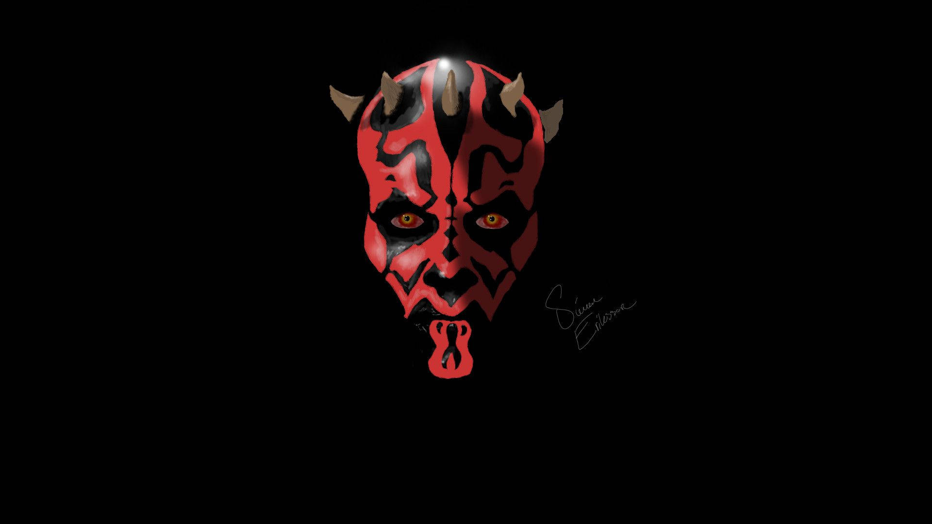Embrace The Dark Side With Darth Maul Background