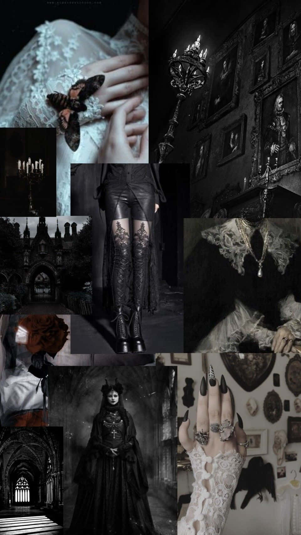 Embrace The Darkness Of The Vampire Aesthetic Background