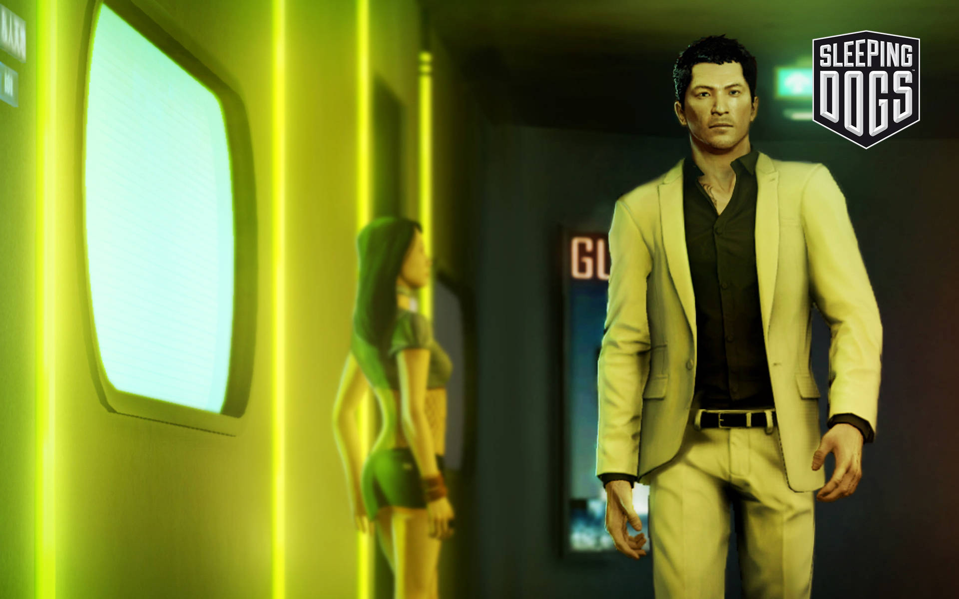 Embrace The Detailed World Of Sleeping Dogs Background