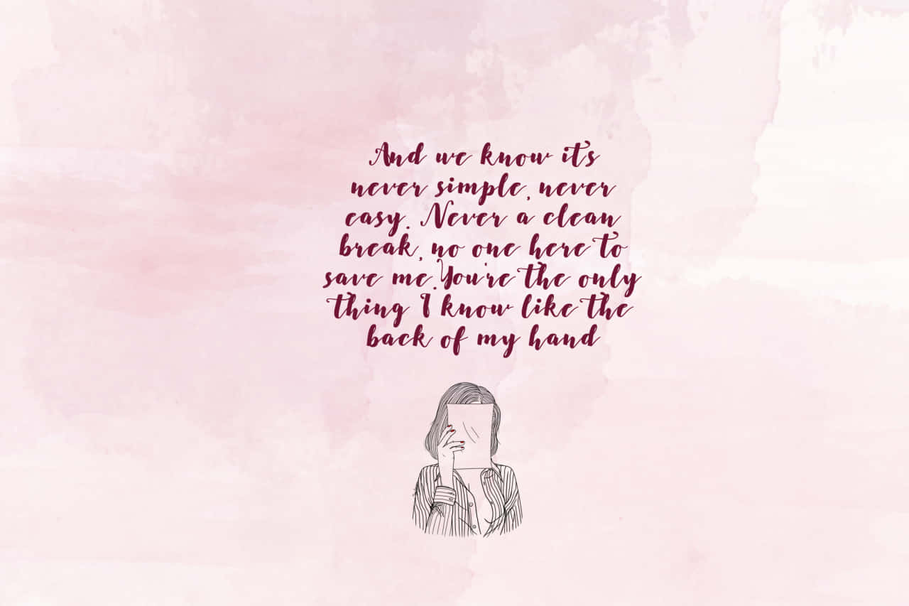 Embrace The Grunge Pink Aesthetic On A Laptop