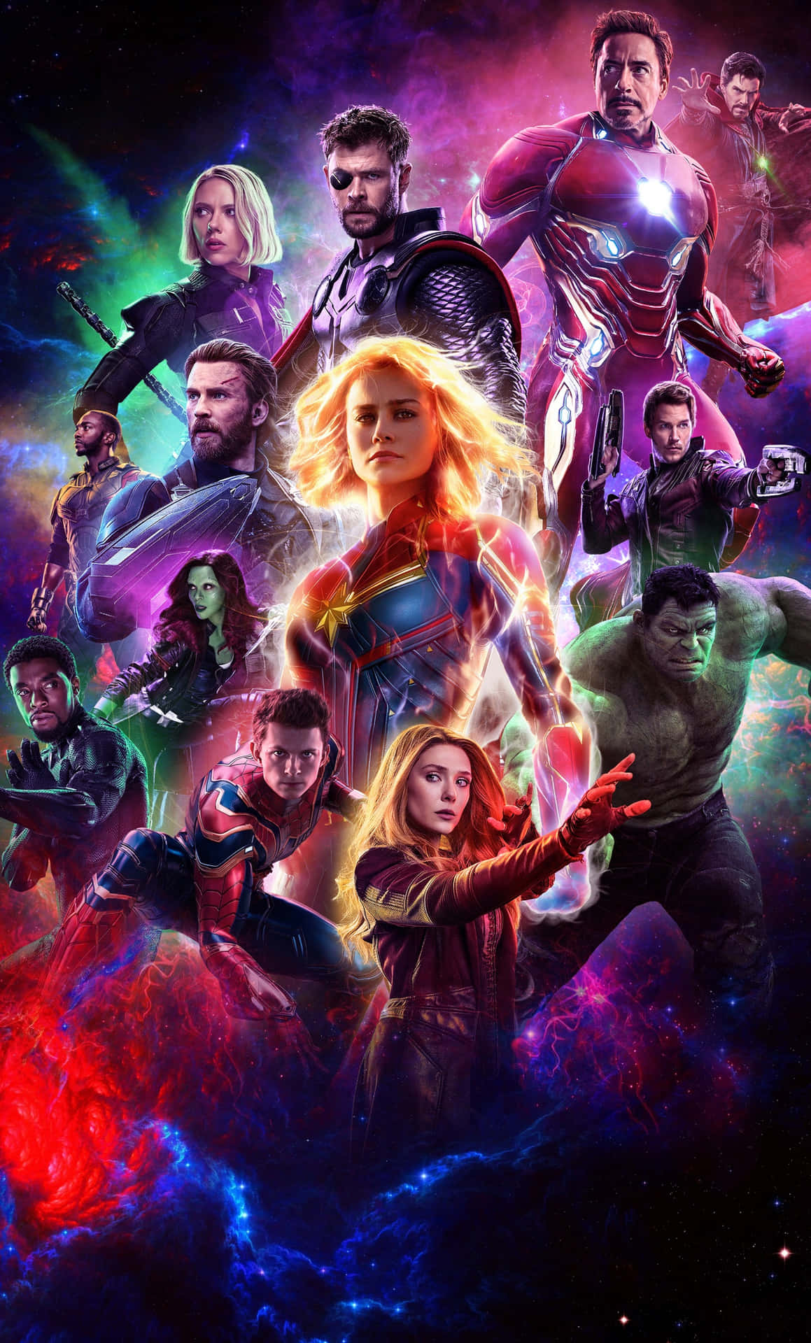Embrace The Hero Within: Marvel & Dc Iphone Background