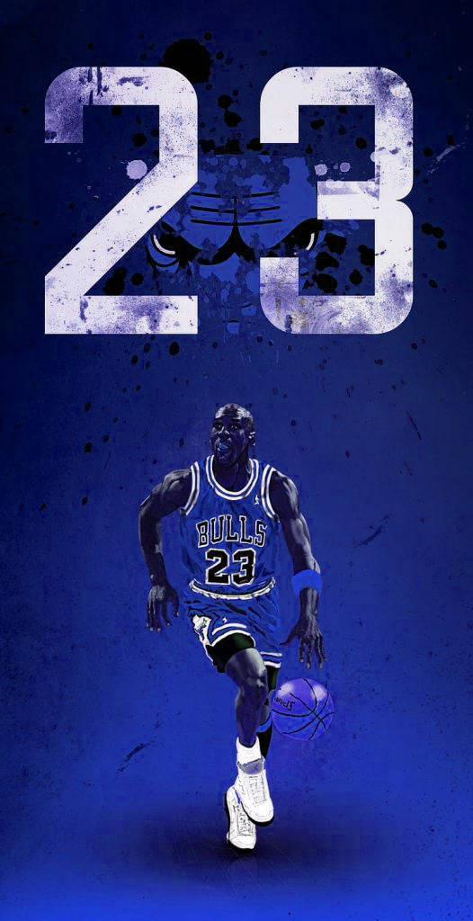 Embrace The Hype With Purple Jordan Background