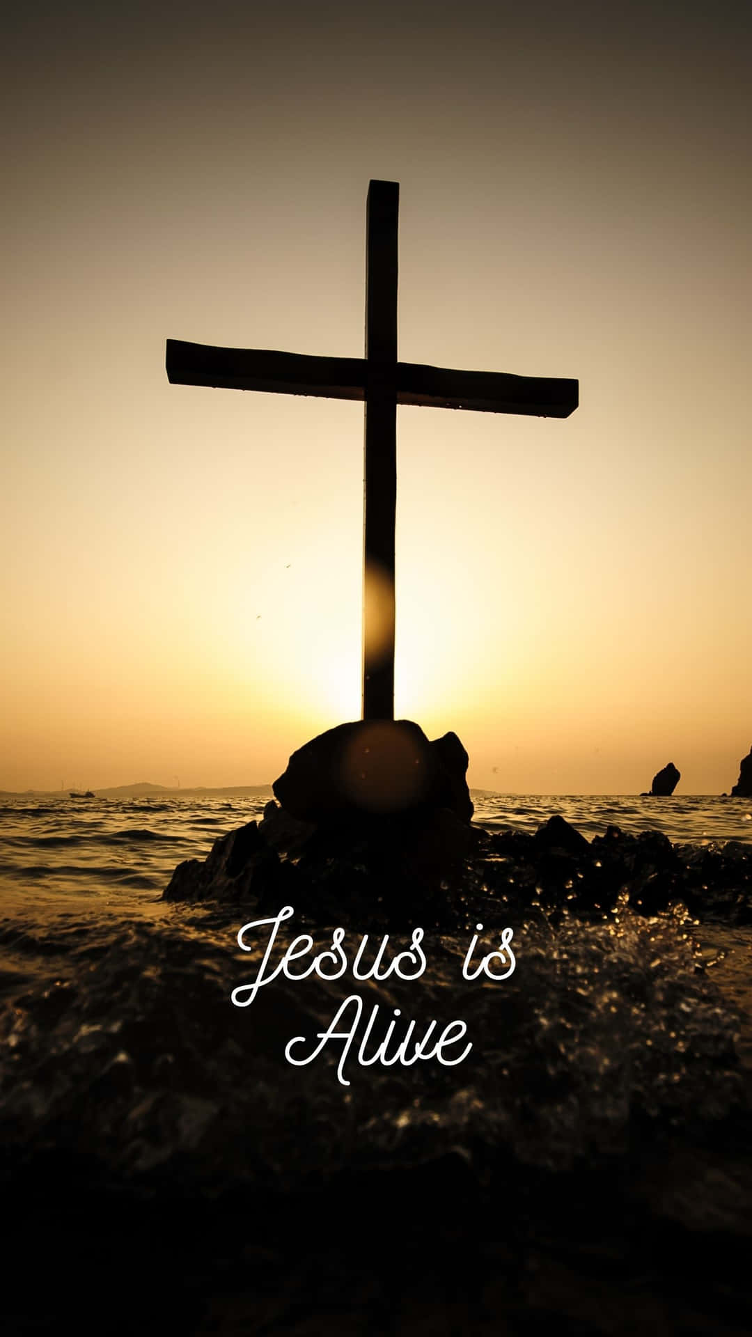 “embrace The Lord Jesus Christ With Your Iphone” Background