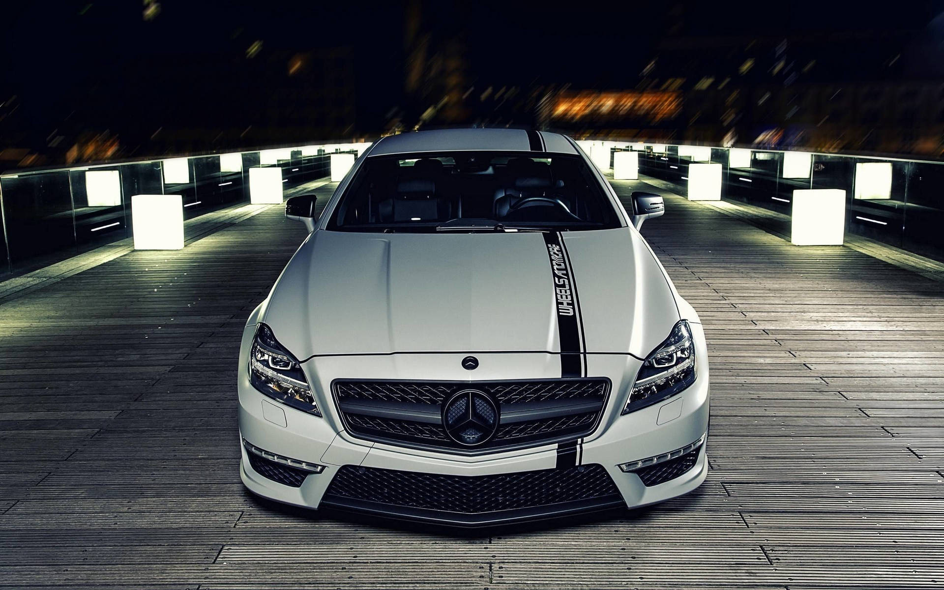 Embrace The Luxury Of High Performance Car In Mercedes-benz Amg Background