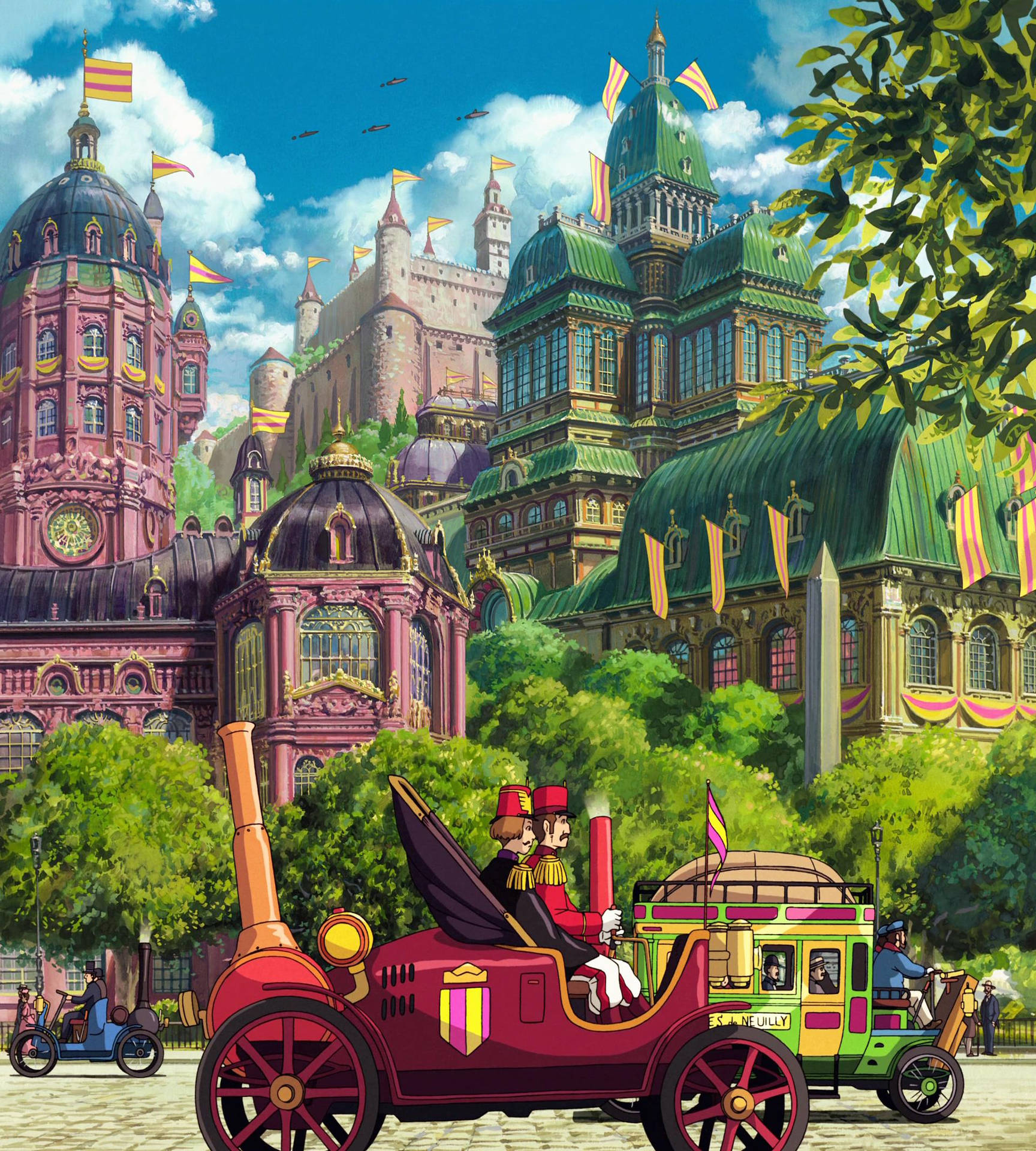 Embrace The Magic Of Studio Ghibli On Your Iphone Background