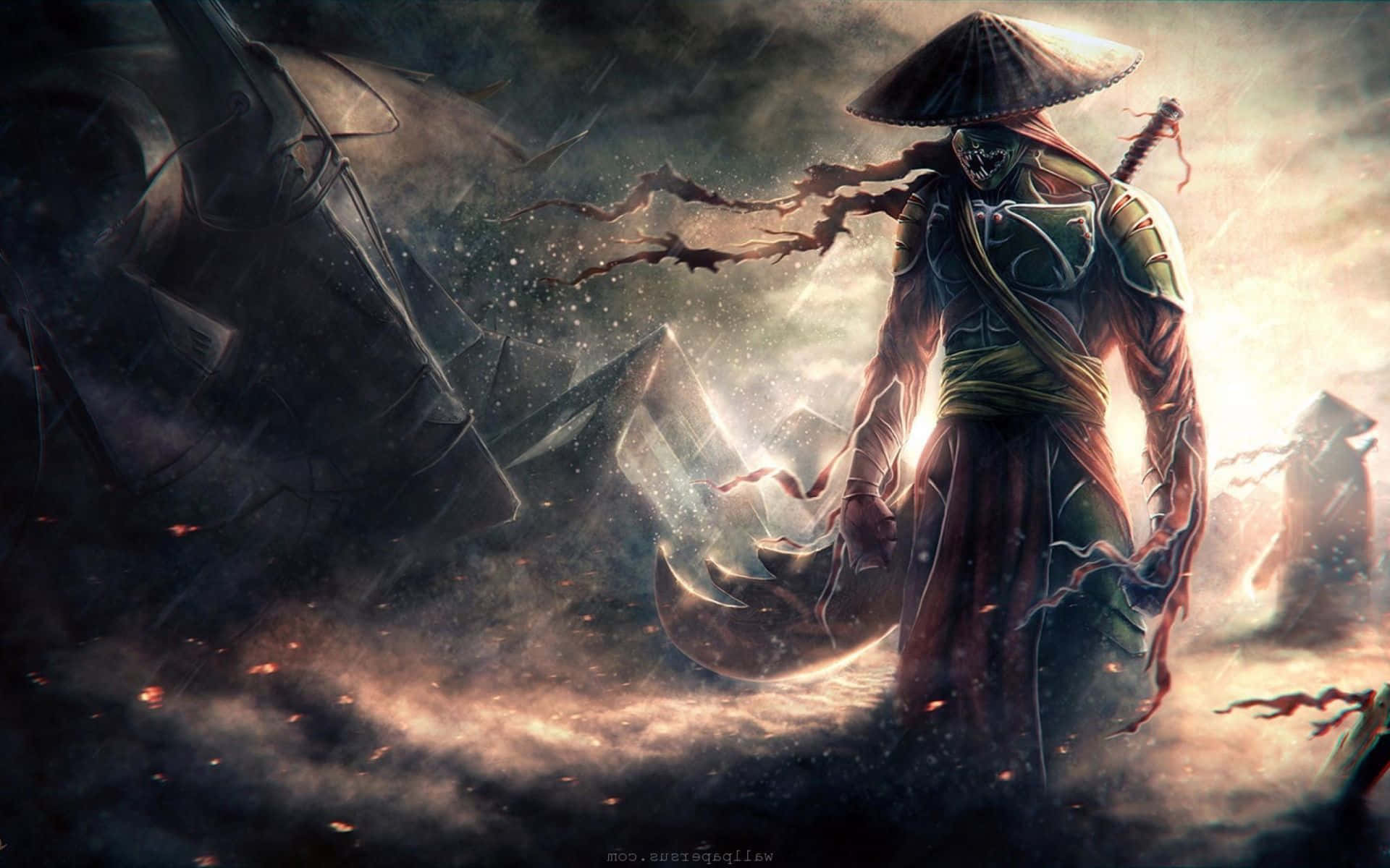 Embrace The Power Of A Warrior Background
