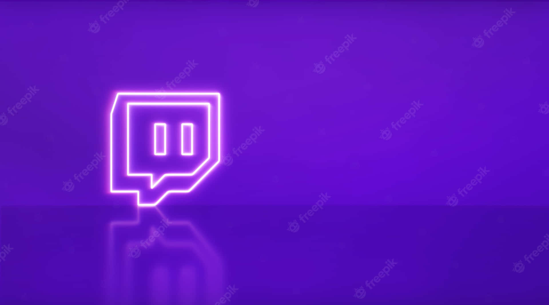 Embrace The Power Of Online Streaming With Neon Twitch Background
