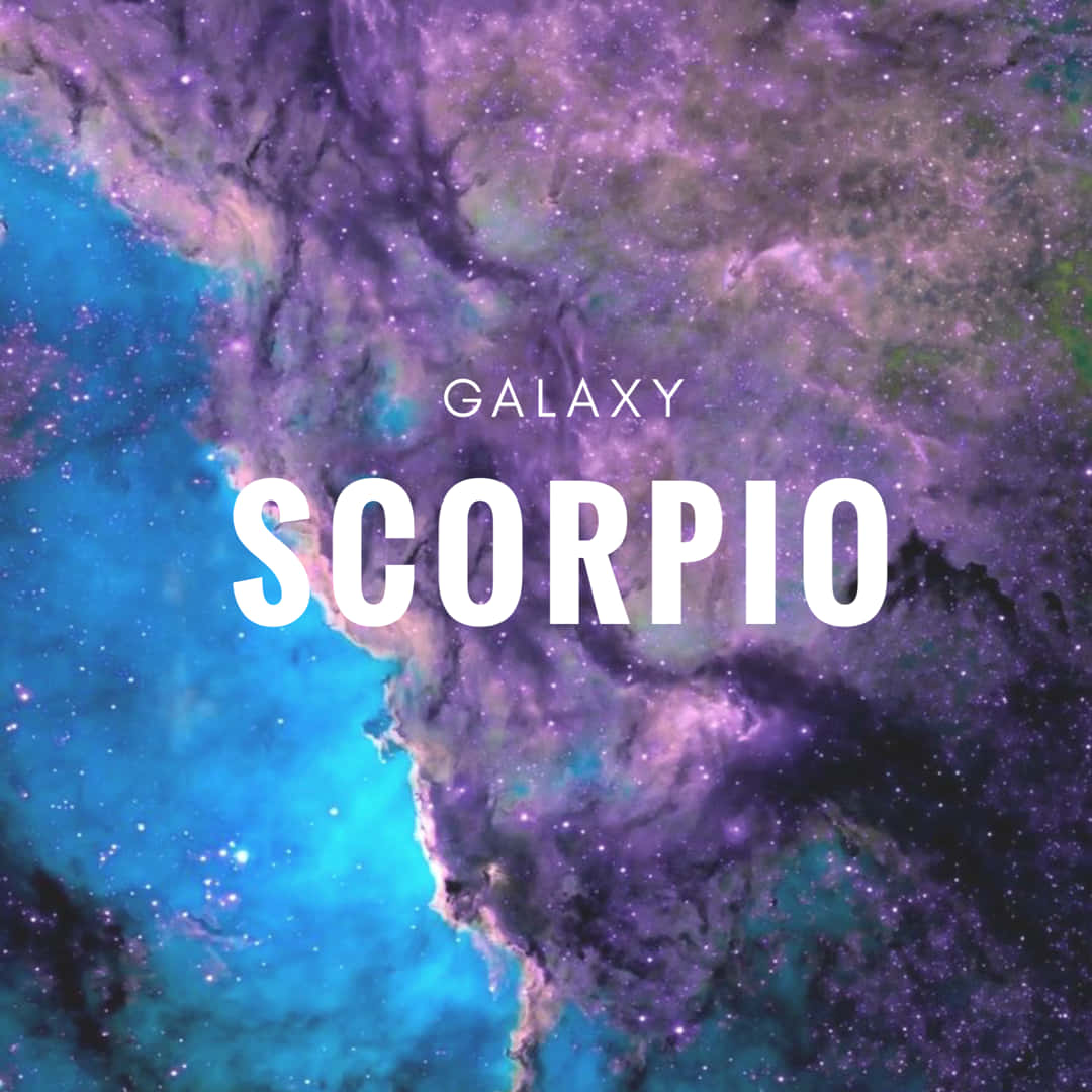 Embrace The Power Of Scorpio Background