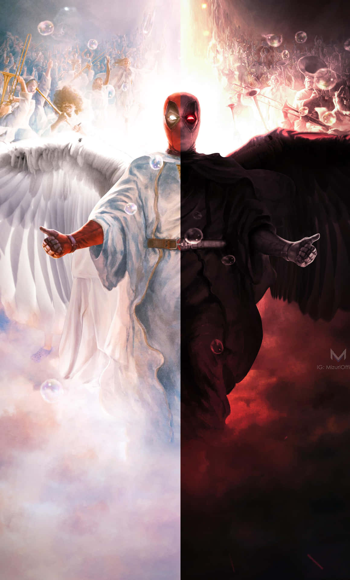 Embrace The Power Of The Unholy - Demon Iphone Background