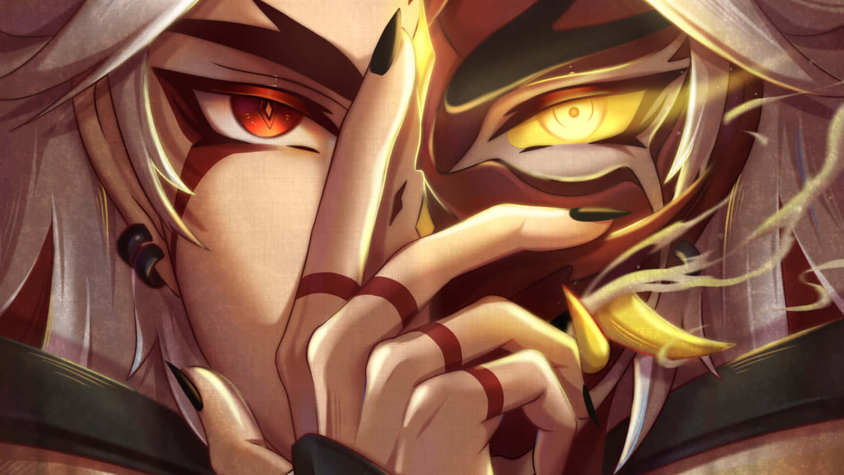 Embrace The Power Of The Wind With Itto, Clavie And Drang From Genshin Impact! Background
