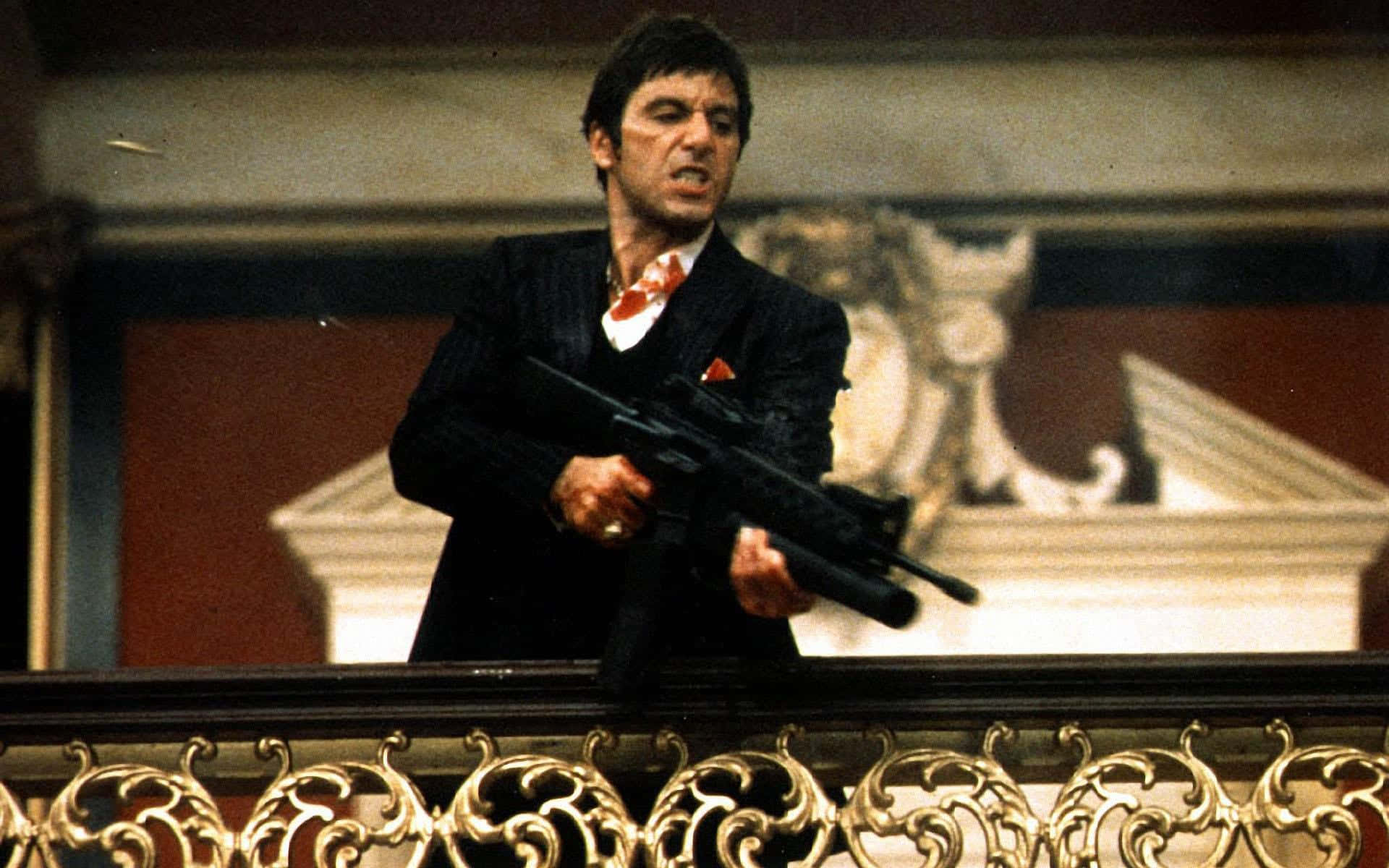 Embrace The Rise Of Tony Montana Background