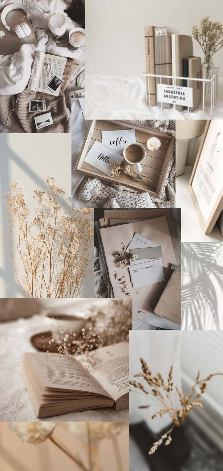 Embrace The Serenity Of Korean Beige Aesthetic Background