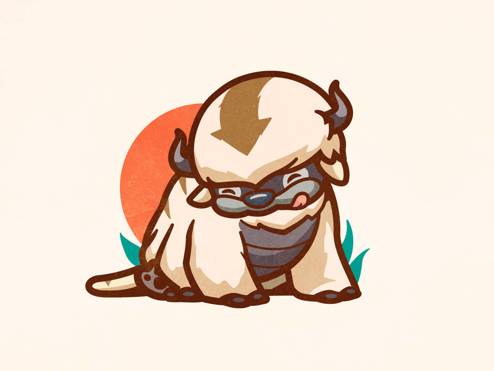 Embrace The Spirit Of Appa In Avatar: The Last Airbender Background
