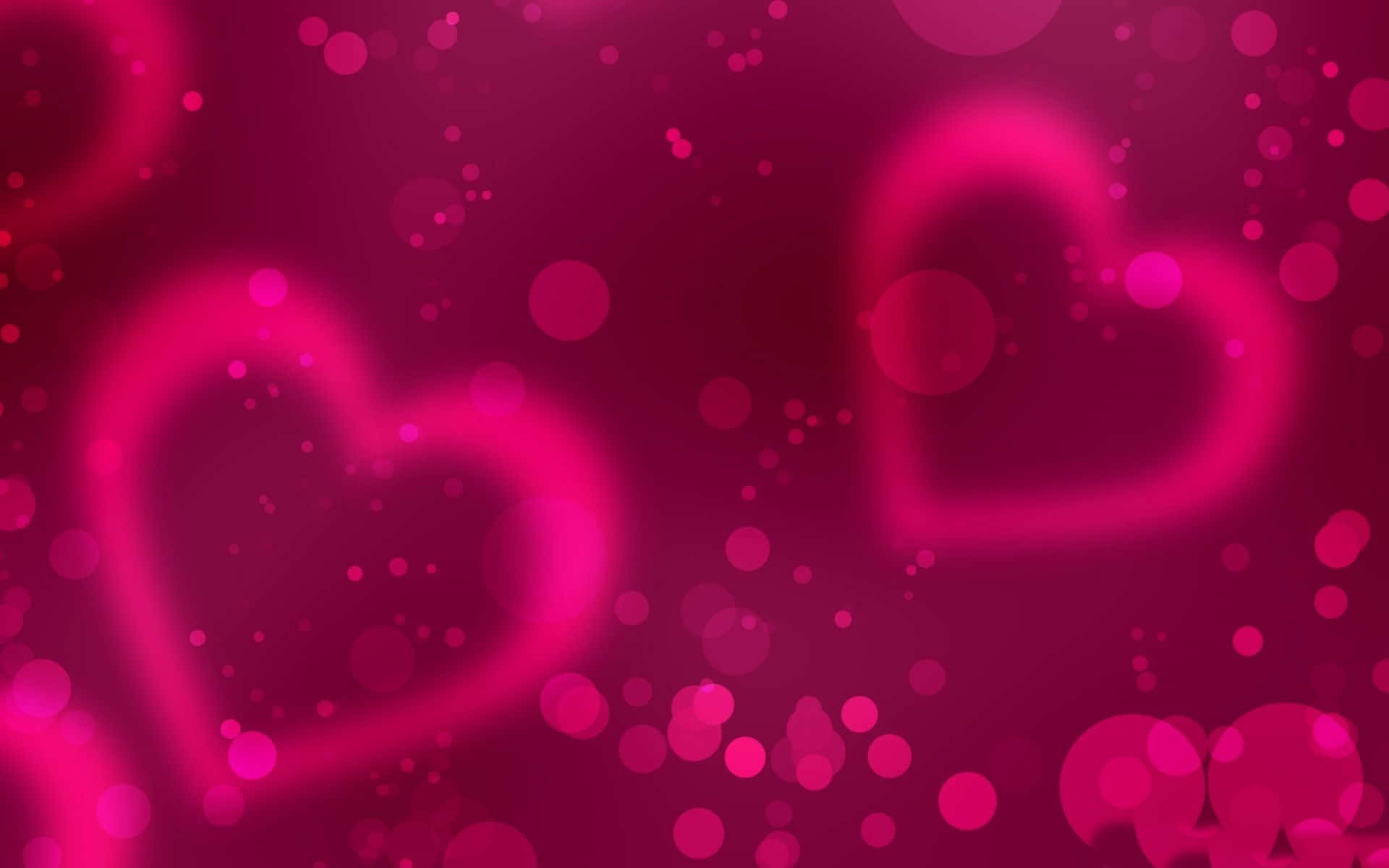 Embrace The Sweetness Of Love On Pink Valentine’s Day Background