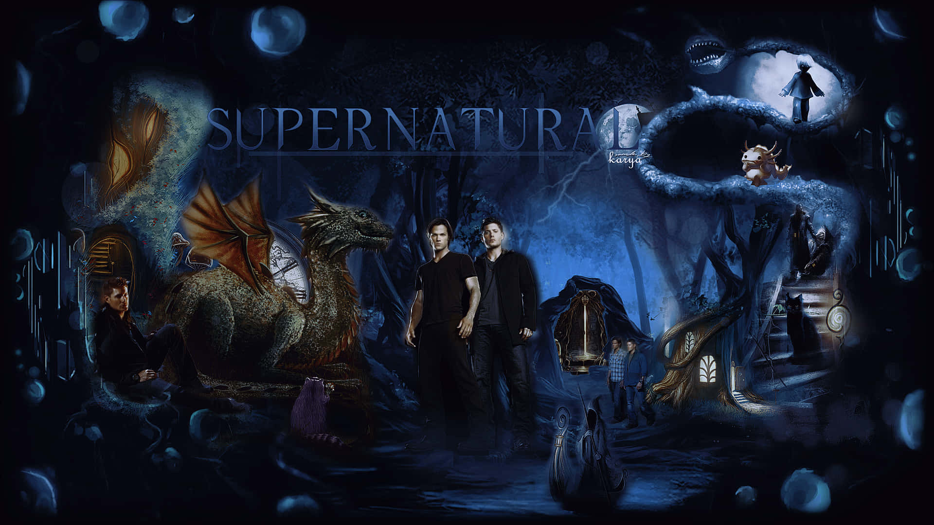 Embrace The Unknown Possibilities Of Supernatural Art Background