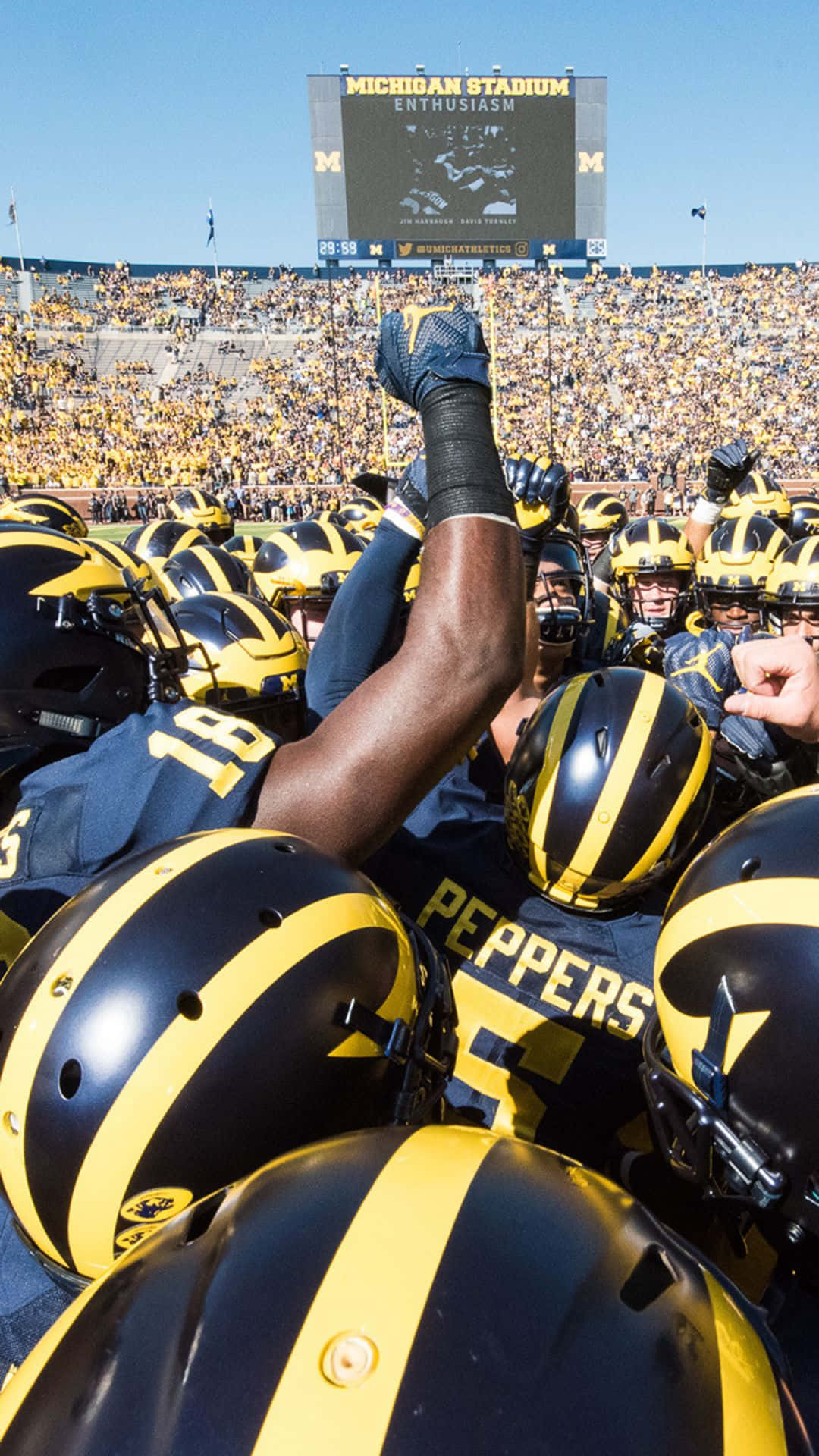 Embrace The Wolverine Spirit At University Of Michigan Background
