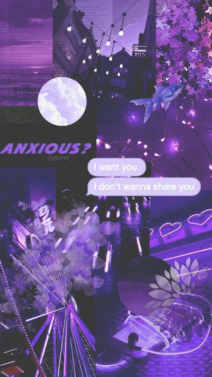 Embrace Your Creativity And Be An Aesthetic Purple Baddie Background