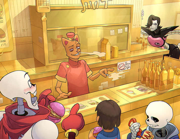 Embrace Your Indie Adventure With Undertale Desktop Background