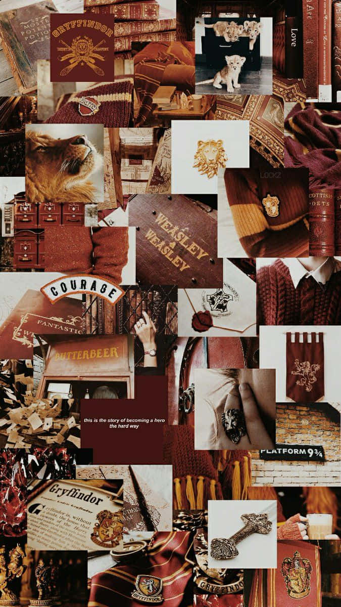 Embrace Your Inner Culture With Gryffindor Aesthetic Background