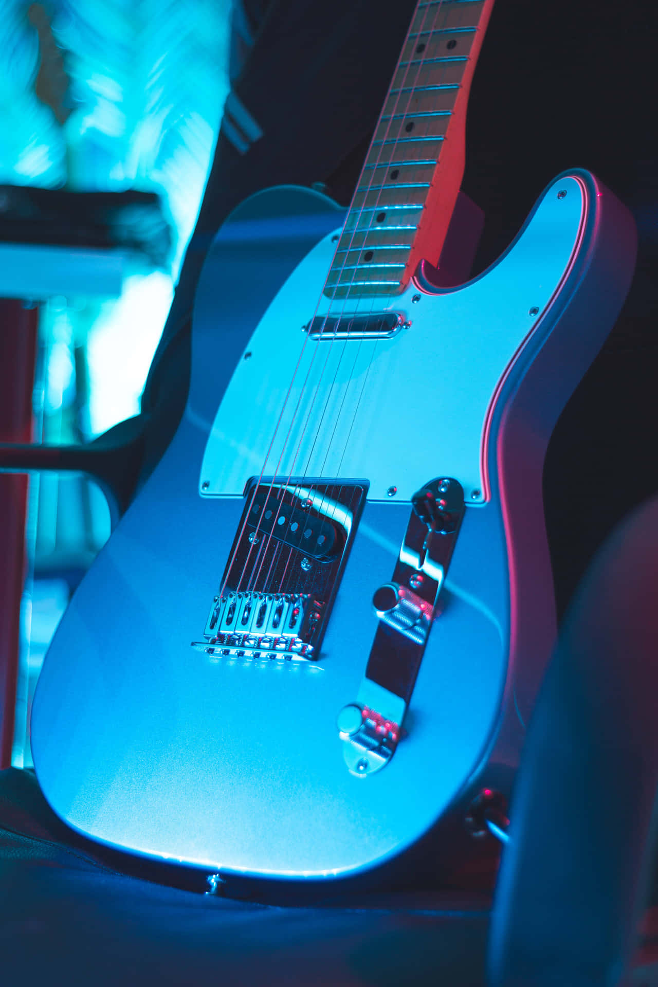 Embrace Your Inner Rockstar With This Stunning Electric Guitar. Background