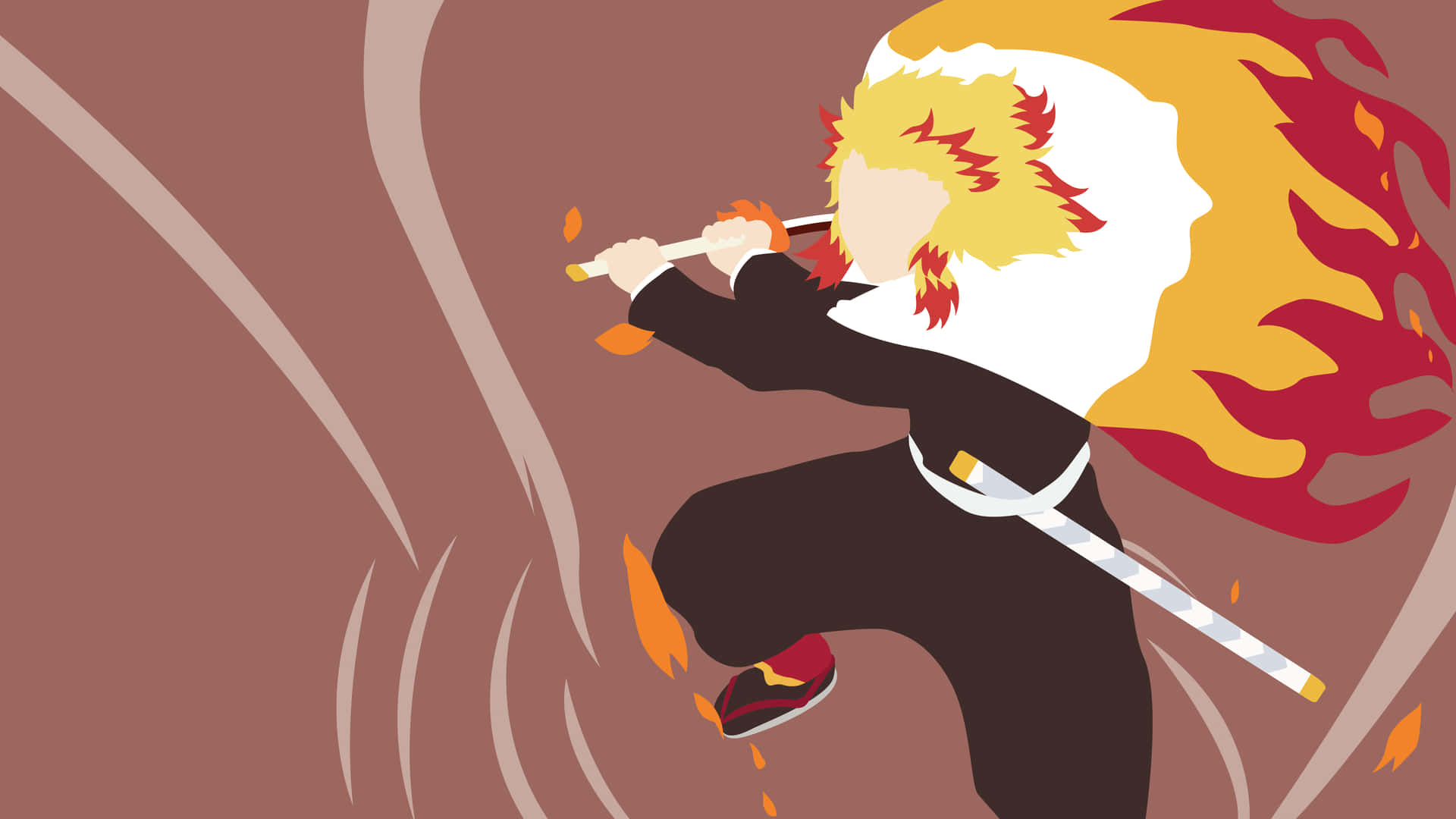 Embrace Your Power - Demon Slayer Minimalist Background