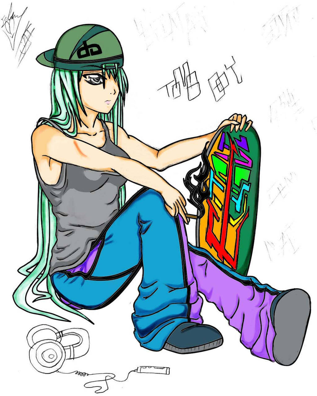 Embracing Individuality With A Touch Of Green - The Tomboy Aesthetic. Background